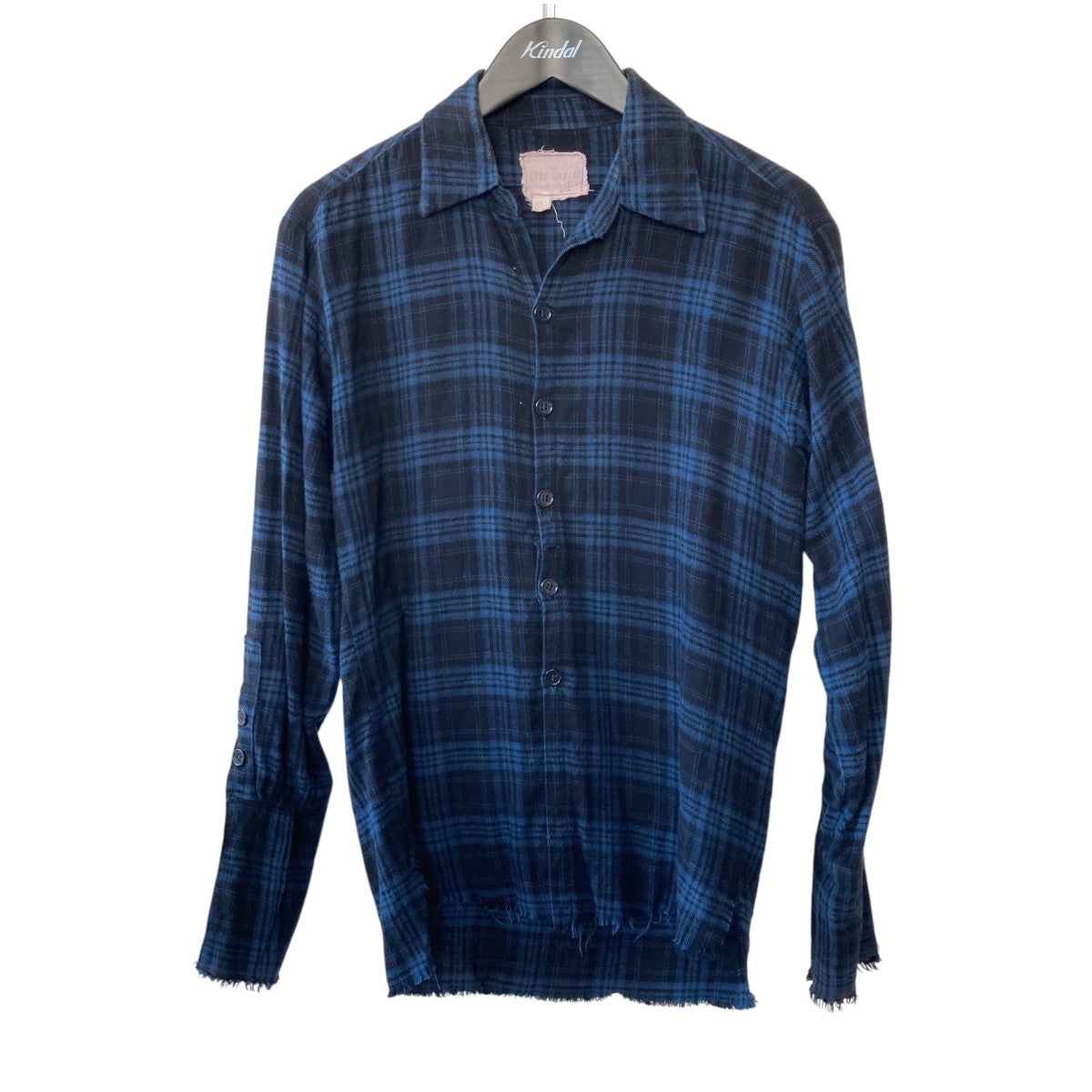 GREG LAUREN チェックシャツ 古着・中古-1枚目のアイテム画像