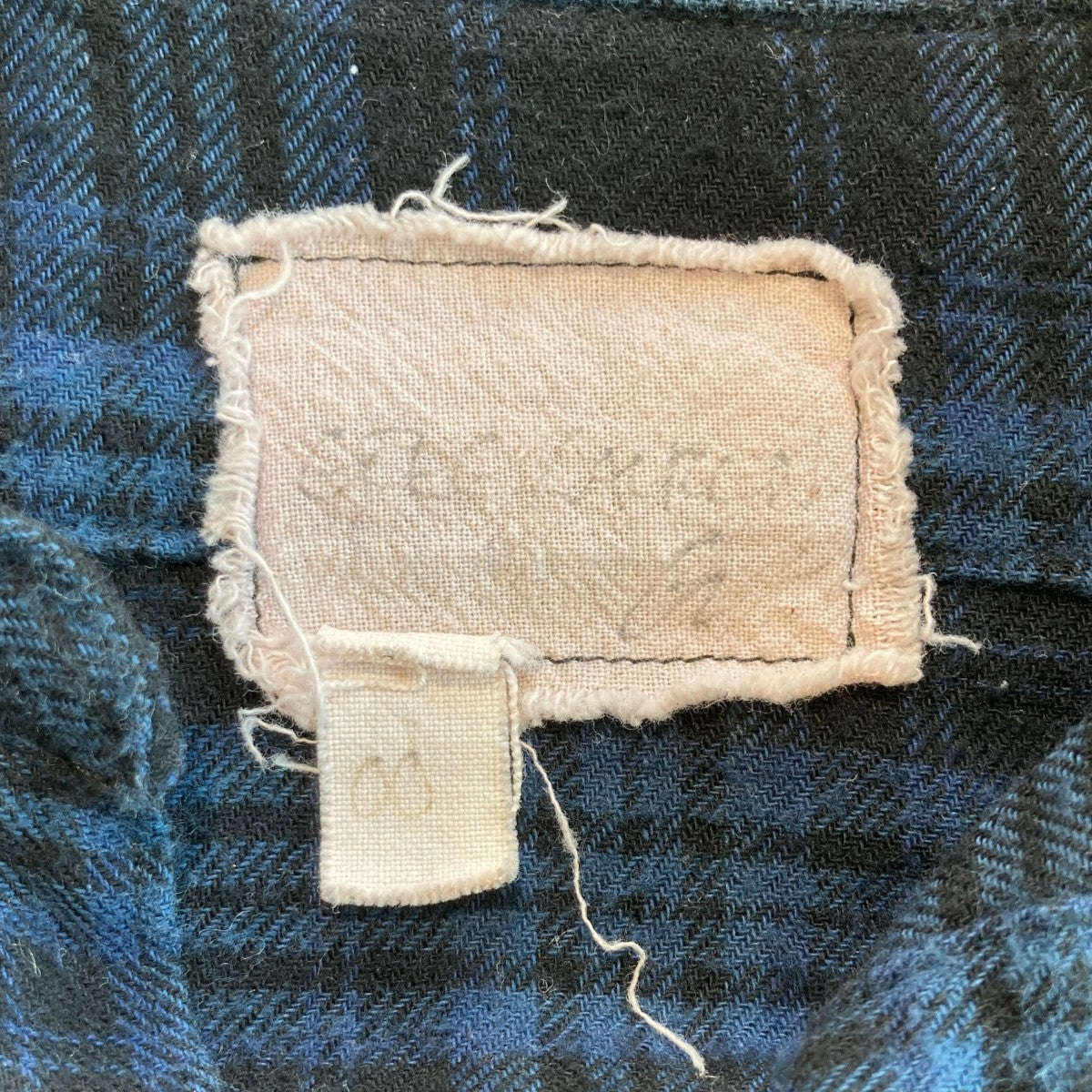 GREG LAUREN チェックシャツ 古着・中古-5枚目のアイテム画像
