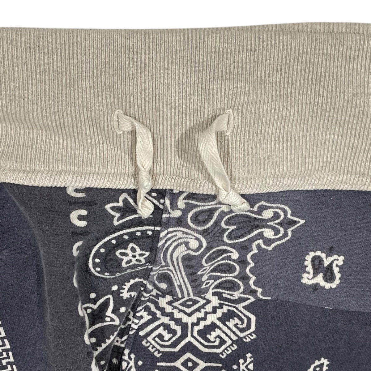 スウェットパンツ Fleece Bandana Pattern Sweat Rib Pants フリースバンダナパターン スウェットリブパンツ K1910LP112