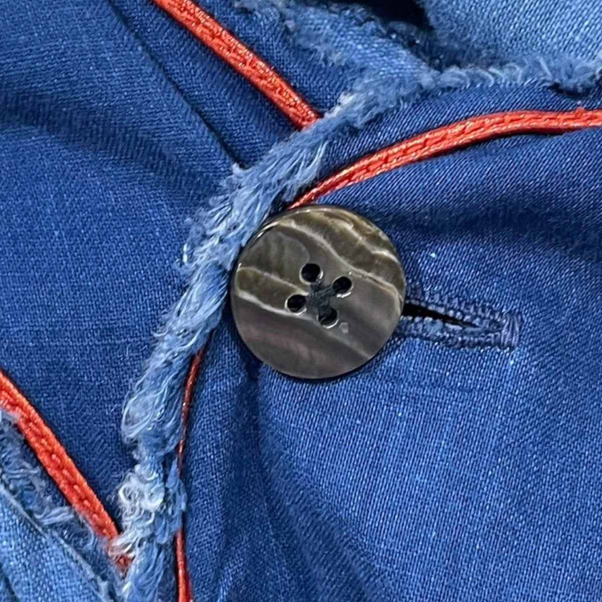 KAPITAL 19SS 半袖シャツ 綿×リネン IDGパッチワーク ベースボールシャツ K1904SS116 古着・中古-4枚目のアイテム画像