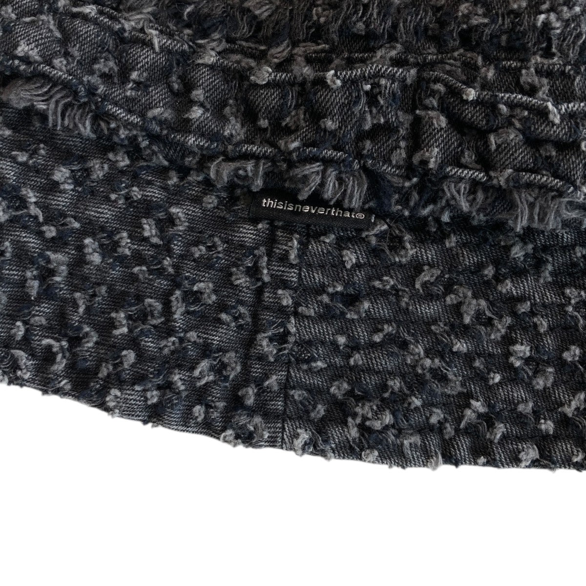 Damaged Denim Jungle Bucket HatハットTN243WHWBK01