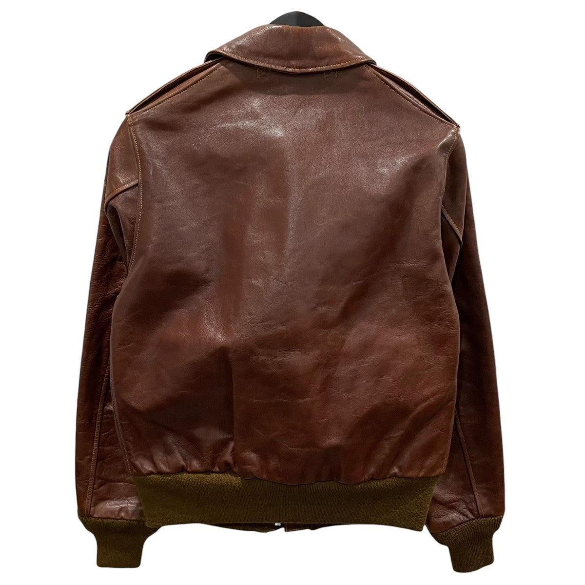 Buzz Rickson’s ジップアップレザージャケット Type A-2 leather flight jacket レサーフライトジャケット R80253／BR80408 古着・中古-2枚目のアイテム画像