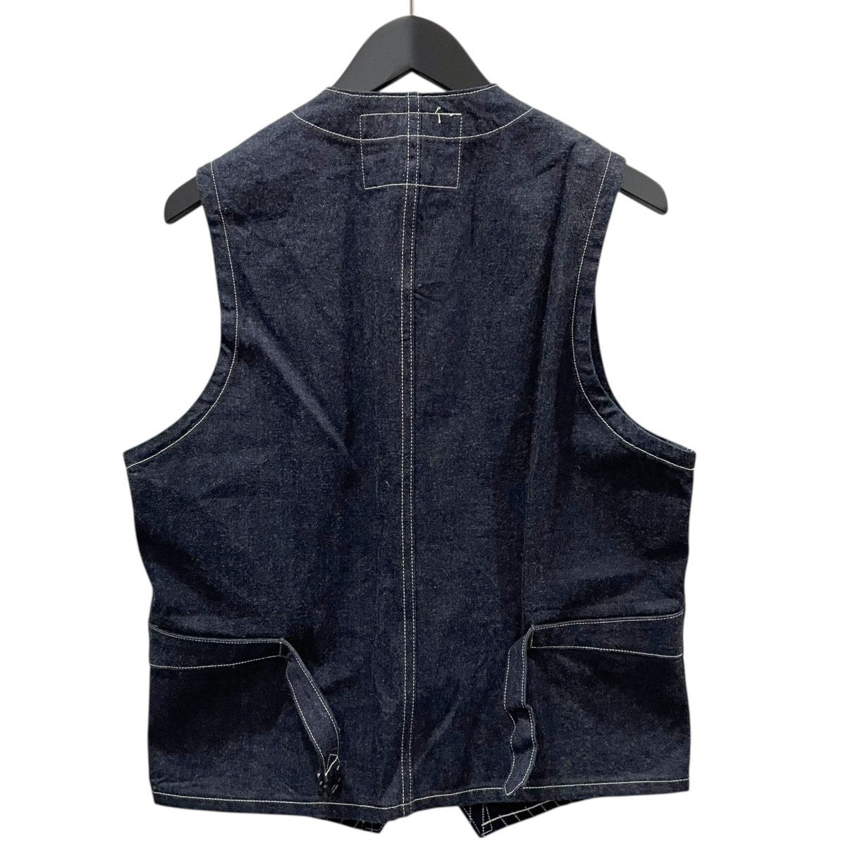 ウォバッシュストライプ柄ワークベスト 9oz． WABASH STRIPE WORK VEST