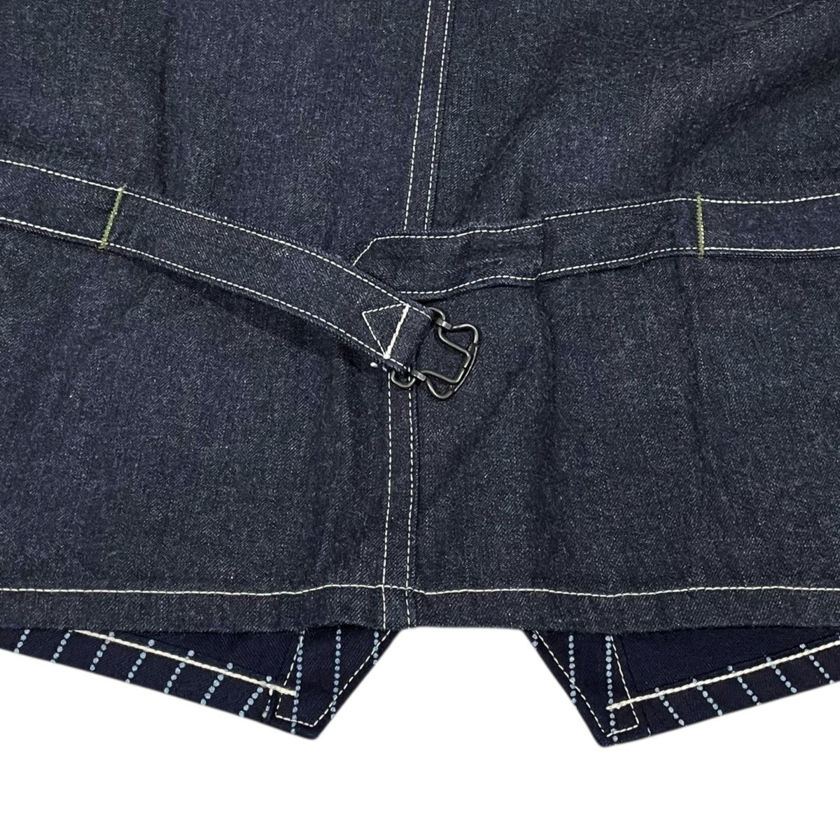 ウォバッシュストライプ柄ワークベスト 9oz． WABASH STRIPE WORK VEST