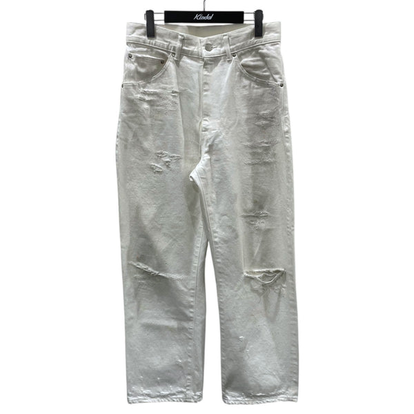 ANCELLM(アンセルム) 24AW 加工デニムパンツ Ex． DAMAGE DENIM