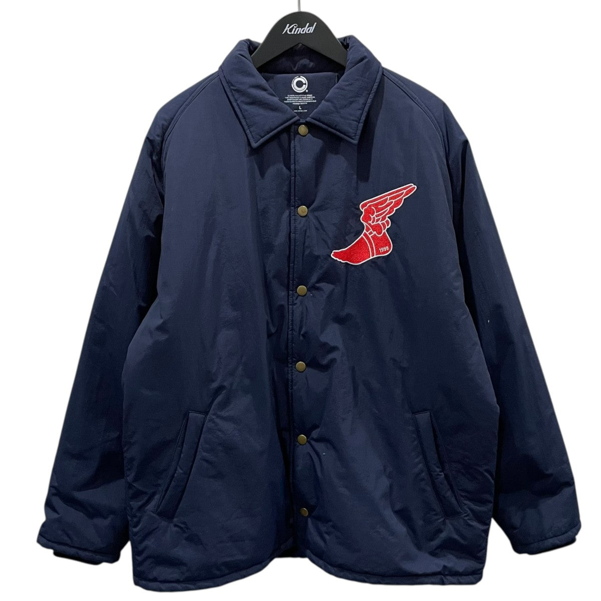 Cloveru(クローバル) ウイングフット刺繍コーチジャケット FW002308