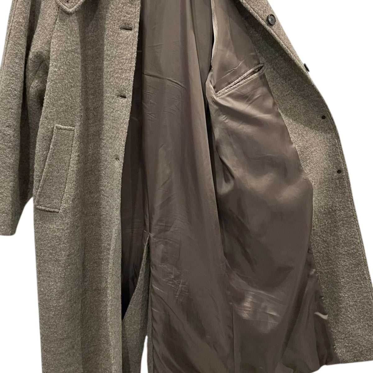 ohotro コート OHOTORO(オオトロ) ロングコート ブラウンベージュ サイズ