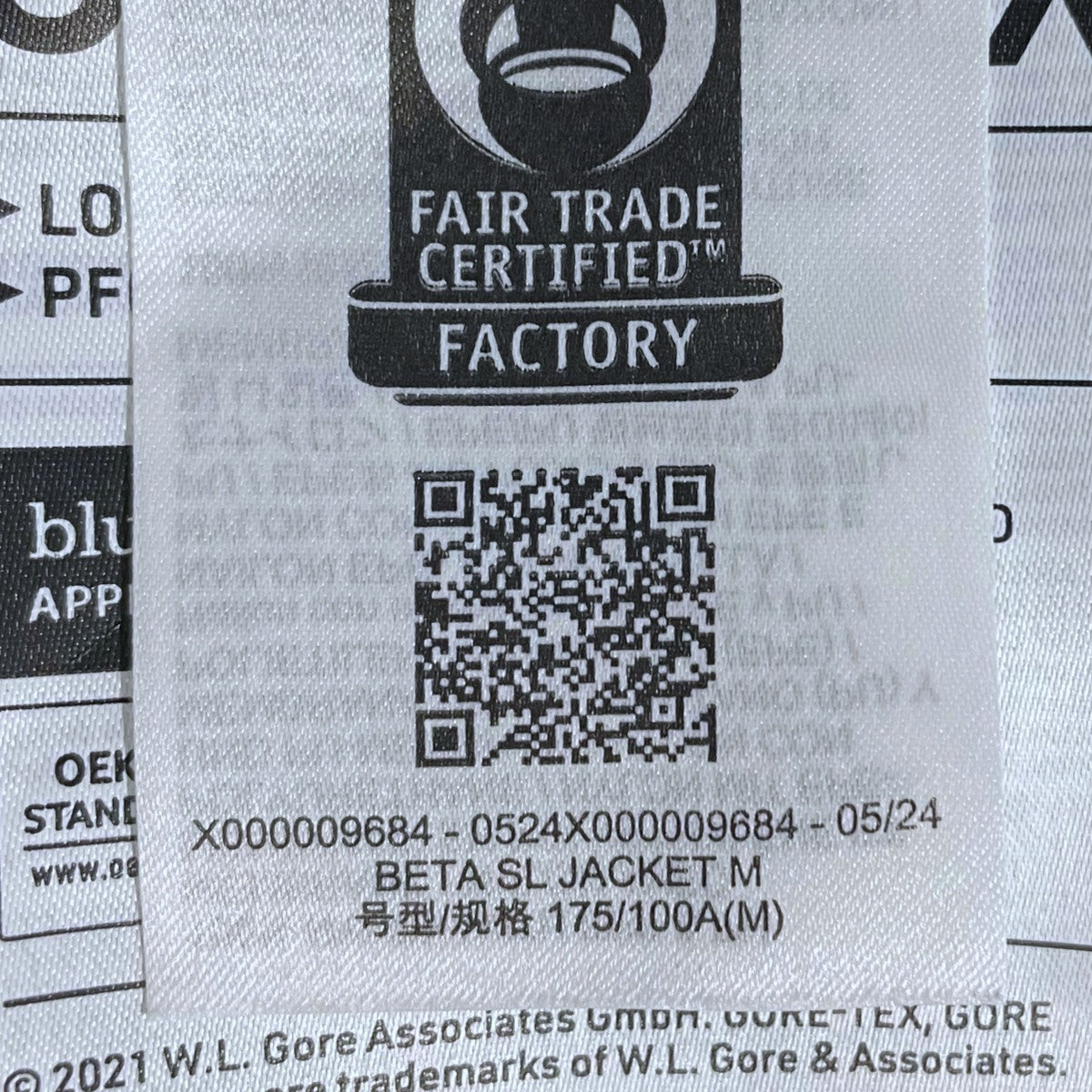 マウンテンパーカー Beta SL Jacket ベータSLジャケット X000009684