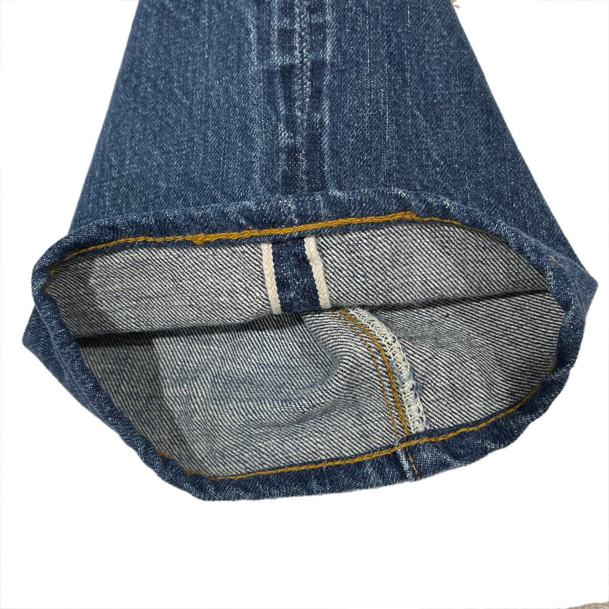 LEVI’S デニムパンツ BIG E 平行ステッチ 足長R ボタン裏6 米国製 古着・中古-7枚目のアイテム画像