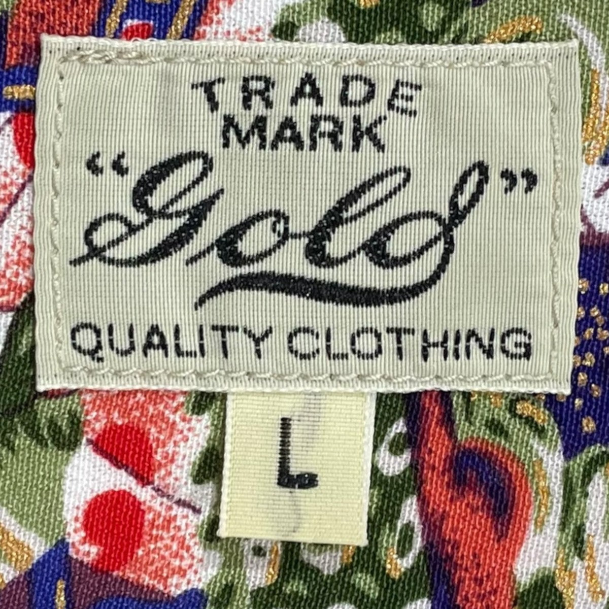 GOLD 24SS オープンカラー半袖シャツ RAYON HAWAIIAN SHIRT ORIENTAL FESTIVAL レーヨン・ハワイアンシャツ オリエンタル・フェスティバル GL39346 古着・中古-4枚目のアイテム画像
