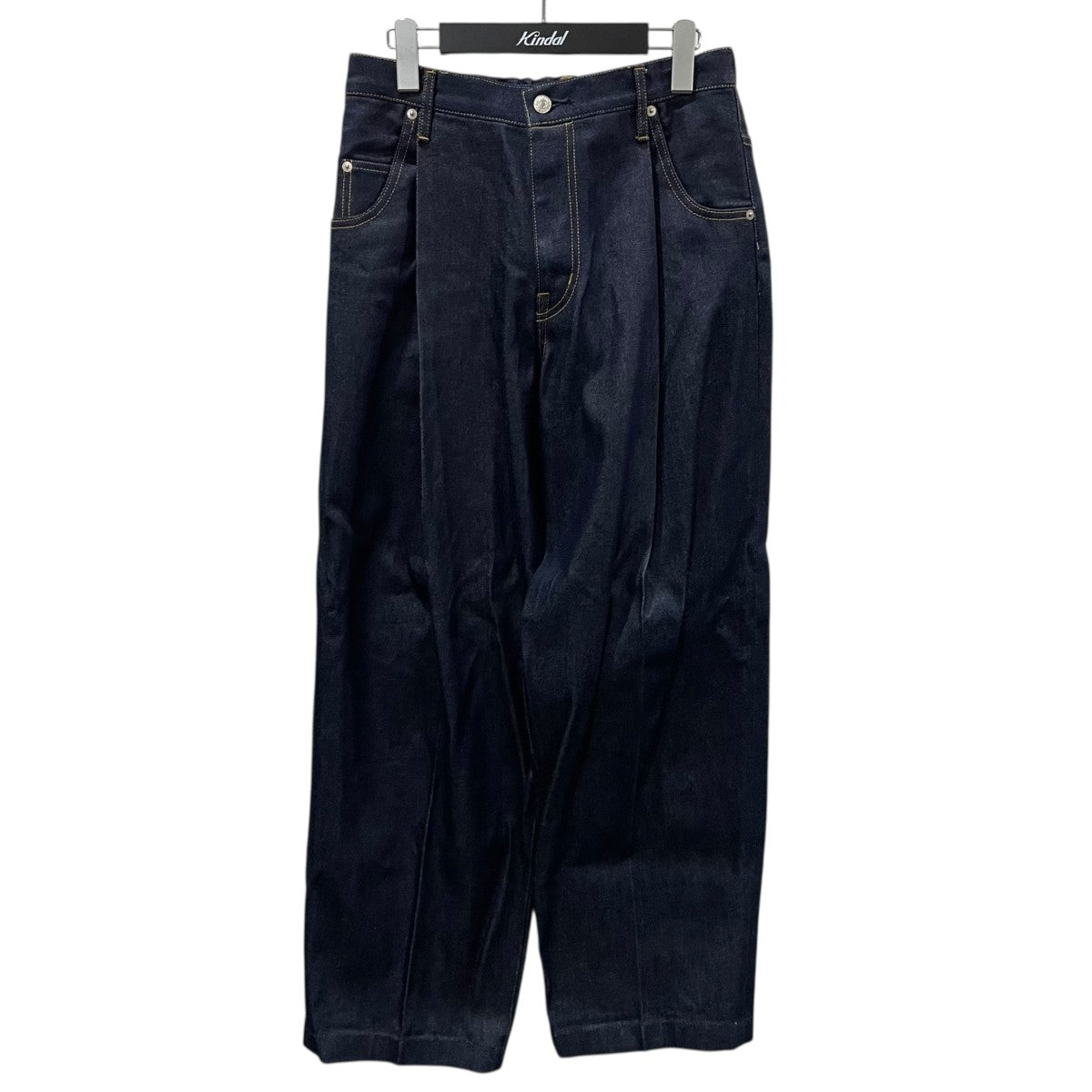 NEON SIGN(ネオンサイン) デニムパンツ Wide denim slacks Rigid
