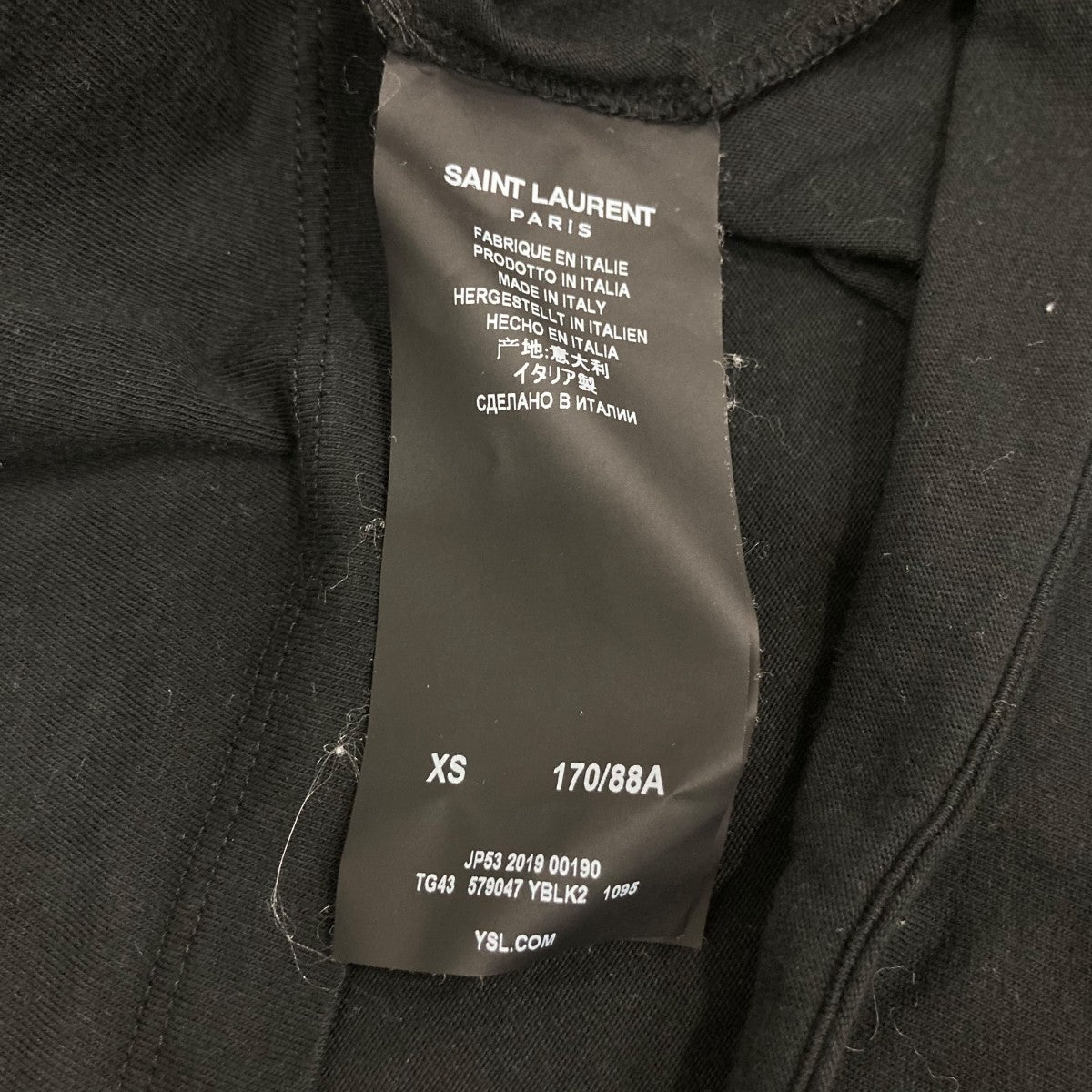 Saint Laurent Paris Tシャツ579047 古着・中古-6枚目のアイテム画像