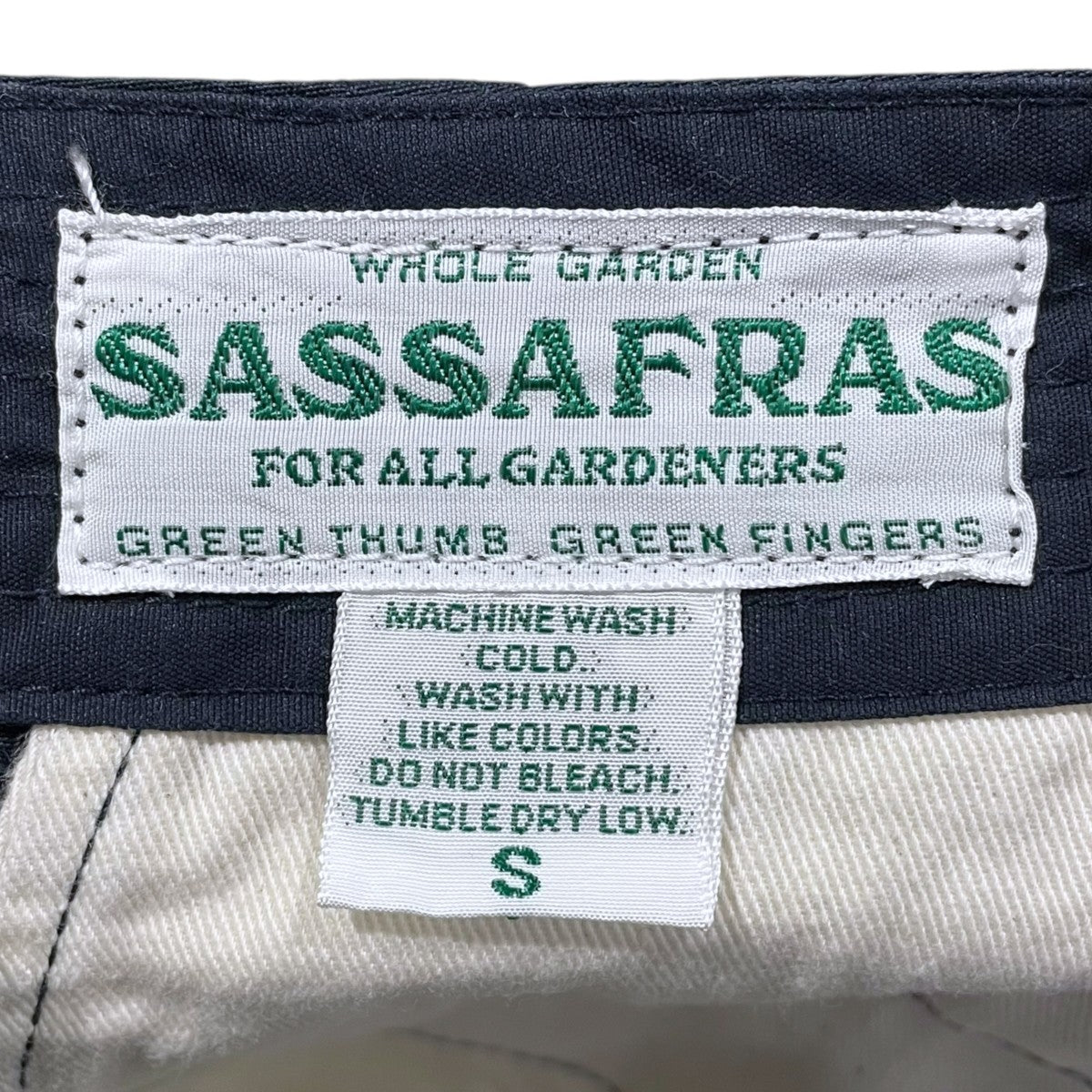 SASSAFRAS ハーフパンツ Fall Leaf Sprayer Pants 1／2 フォールリーフスプレイヤーパンツ ハーフ SF-15986 古着・中古-4枚目のアイテム画像