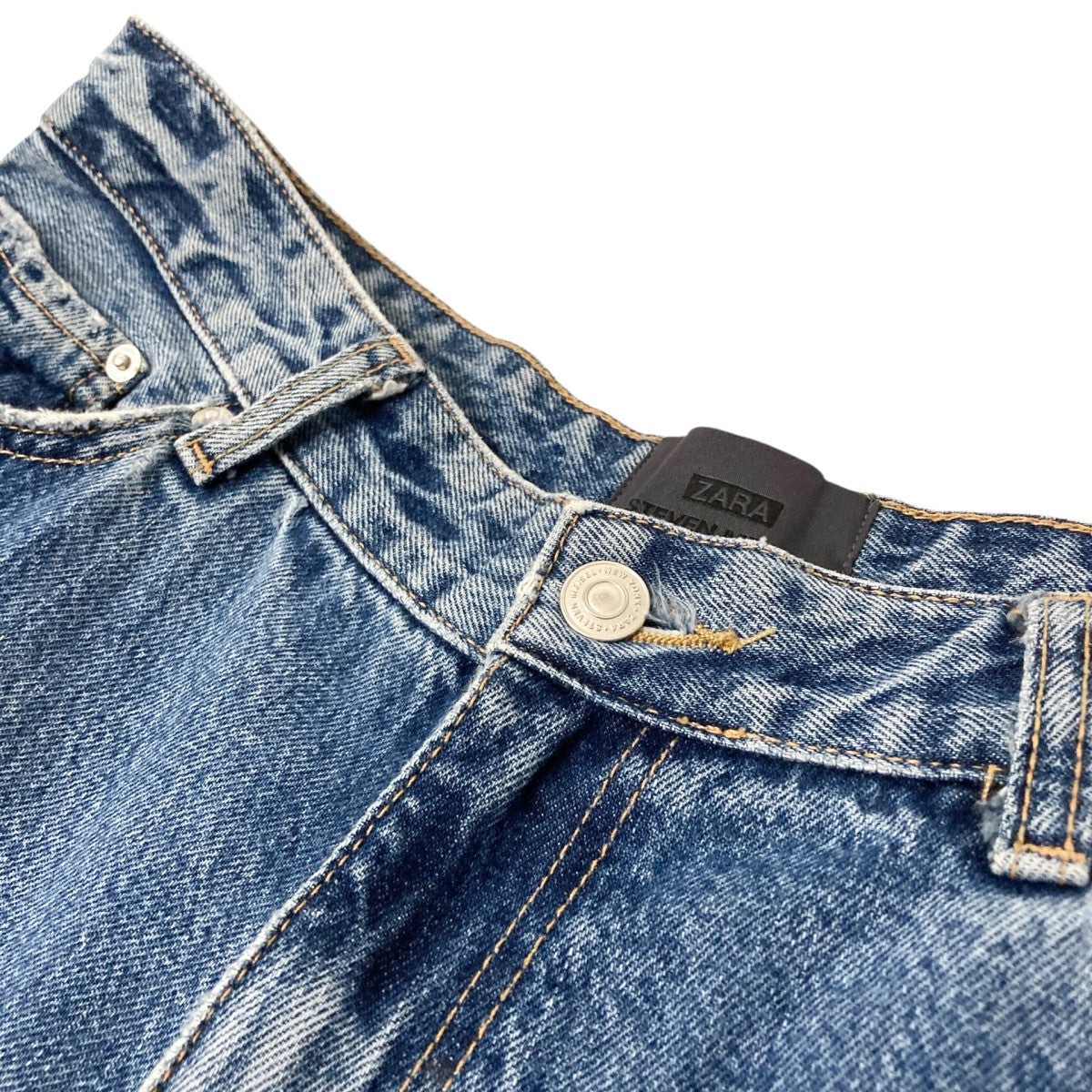 ZARA×STEVEN MEISEL デニムパンツ インディゴ サイズ 32｜【公式
