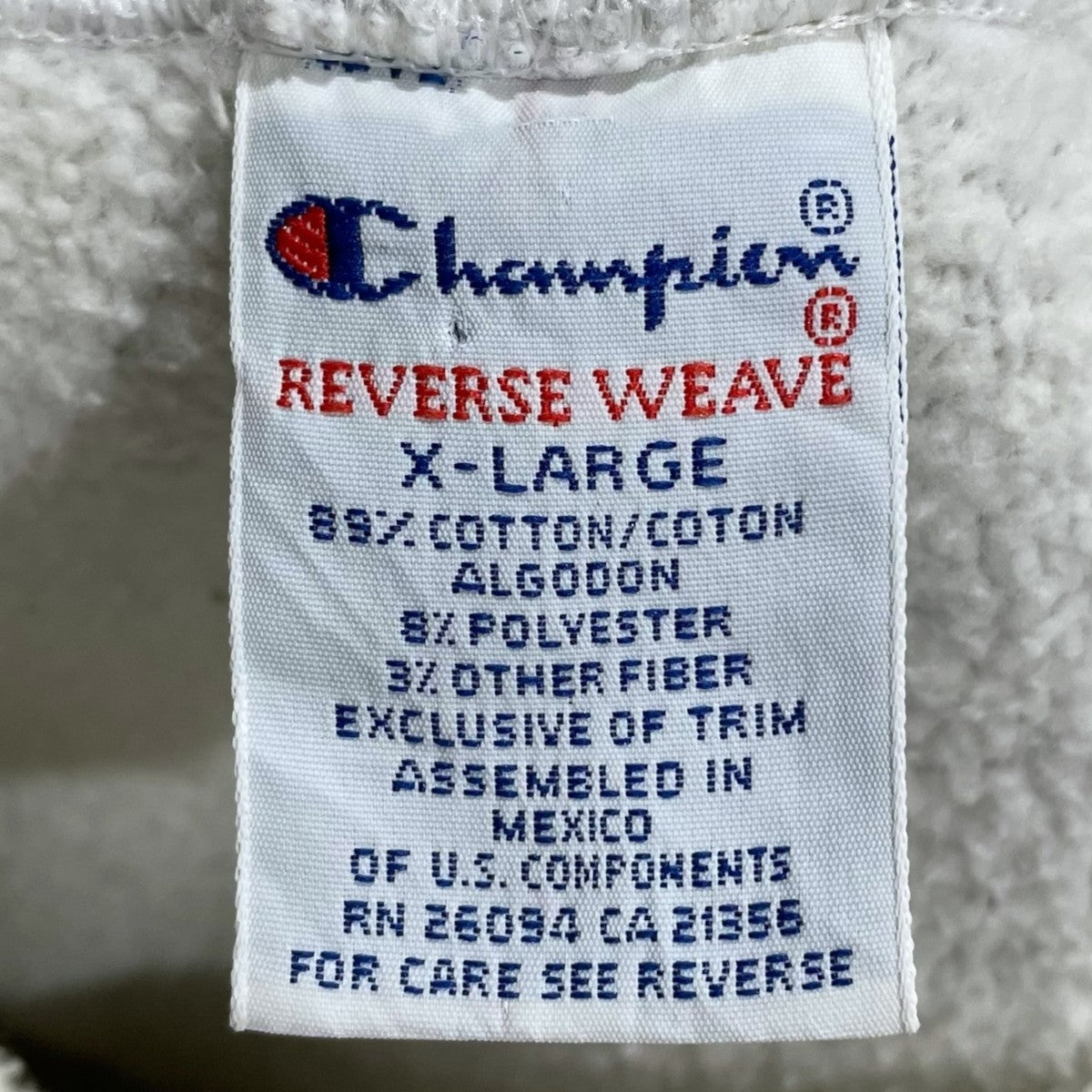 プルオーバーパーカー TRINITY REVERSE WEAVE リバースウィーブ