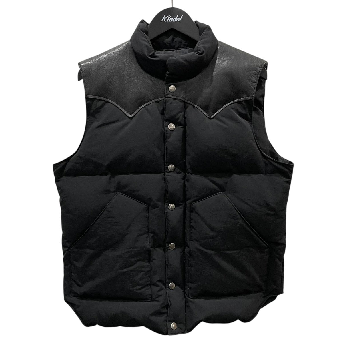 SUGAR CANE(シュガーケーン) レザーヨークダウンベスト SC11785