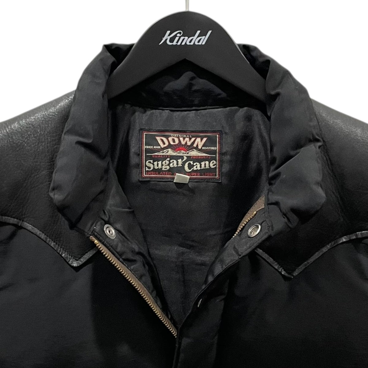 SUGAR CANE(シュガーケーン) レザーヨークダウンベスト SC11785