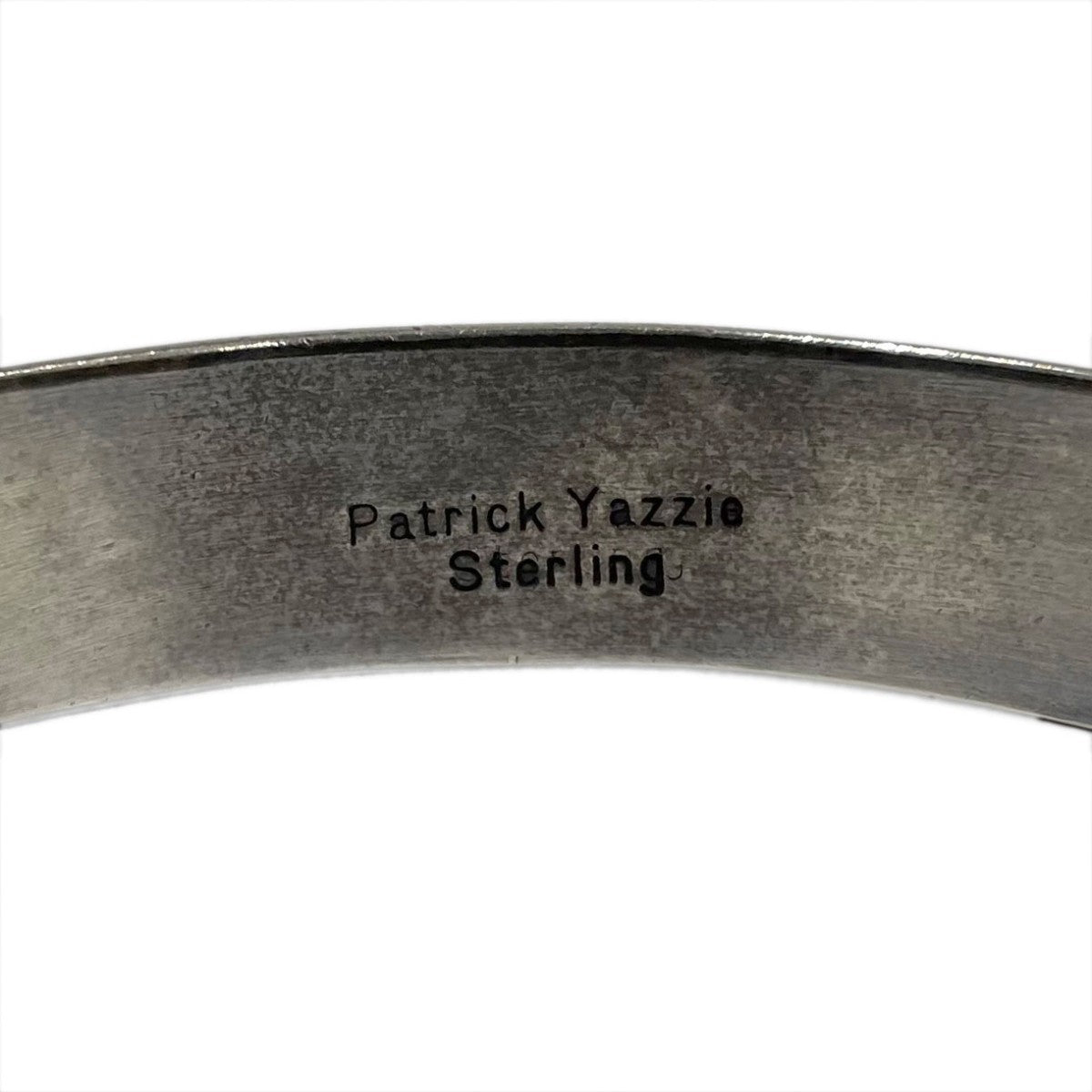 インディアンジュエリー レッドコーラルバングル Patrick Yazzie パトリック ヤジー ナバホ族 古着・中古-8枚目のアイテム画像