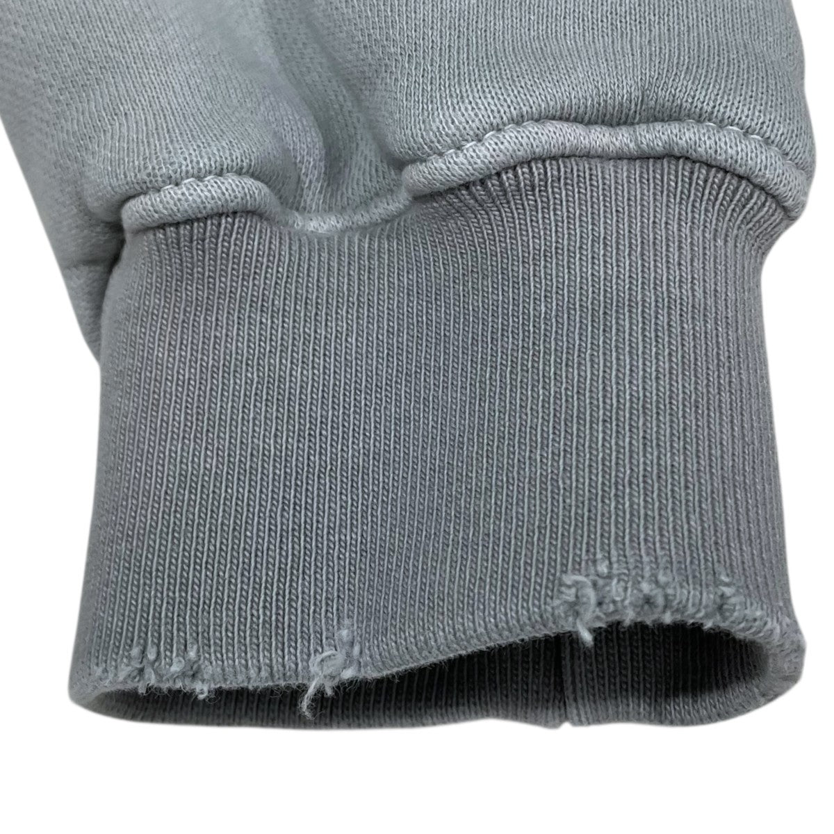 MOOJIMOOJI ダメージ加工ジップアップパーカー OVERSIZED ZIP UP HOODIE AGED オーバーサイズ ジップアップ フーディー エイジド 古着・中古-5枚目のアイテム画像