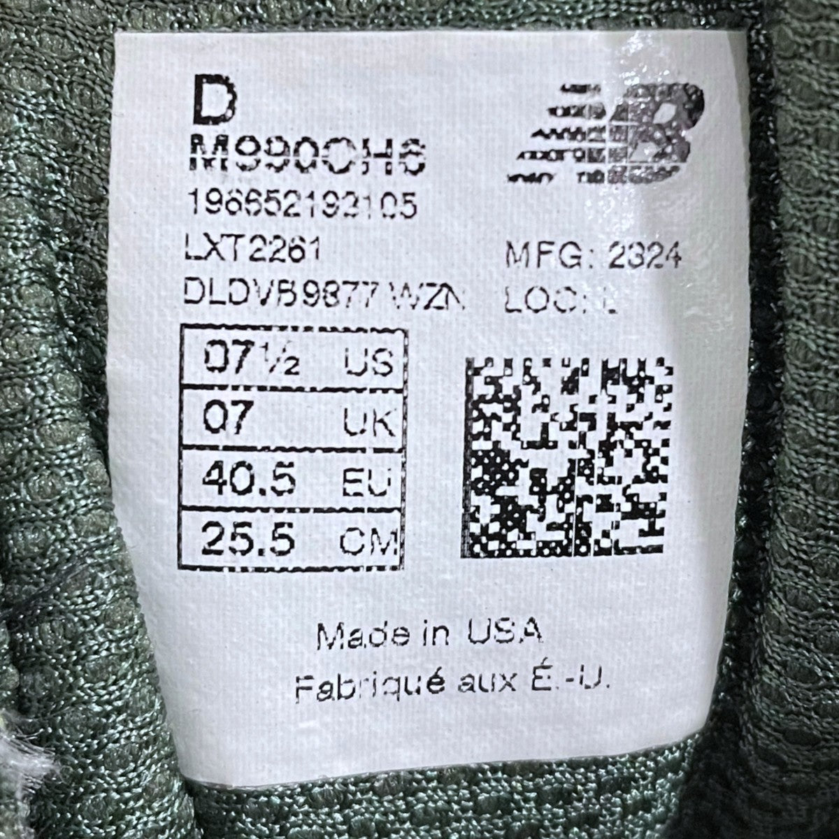 スニーカー M990CH6 MADE IN USA