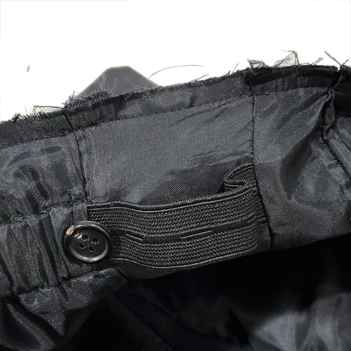 INSCRIRE 23AW ストライプ柄ミニスカート Wool Gabardine Transform Skirt ウールギャバジン トランスフォーム スカート I23AW-SK47 古着・中古-3枚目のアイテム画像