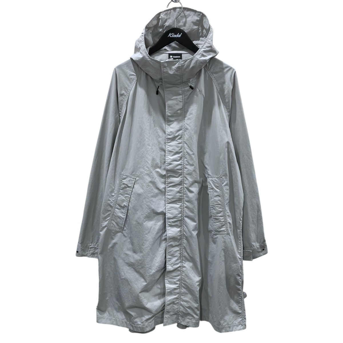 GOLDWIN 24SS フーデッドナイロンロングコート Wind Light Over Coat ウインドライトオーバーコート GL14131 古着・中古-1枚目のアイテム画像