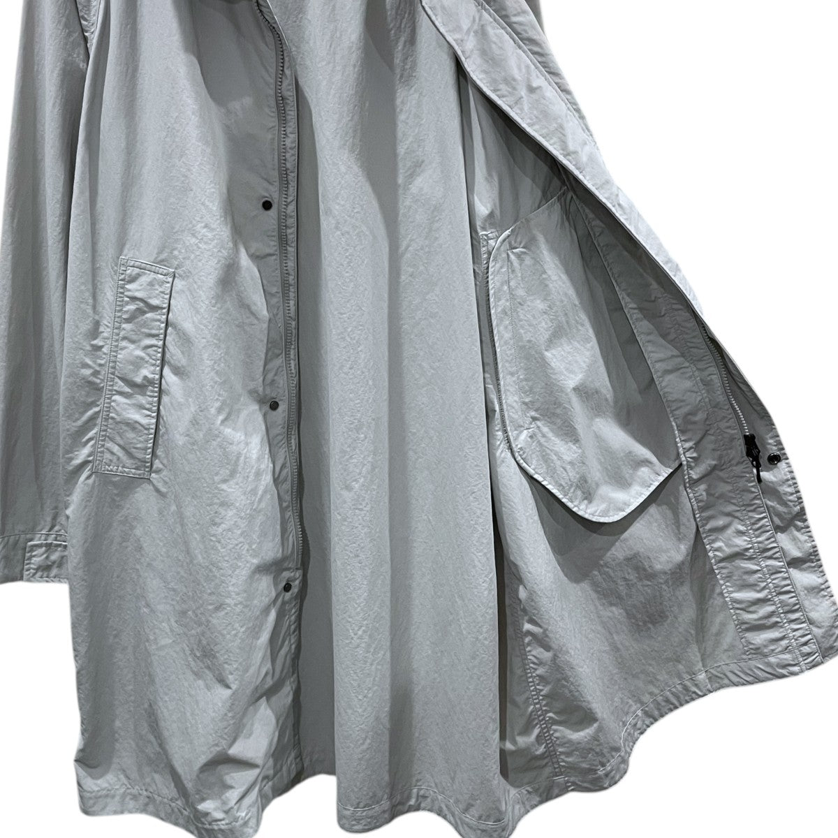 GOLDWIN 24SS フーデッドナイロンロングコート Wind Light Over Coat ウインドライトオーバーコート GL14131 古着・中古-4枚目のアイテム画像