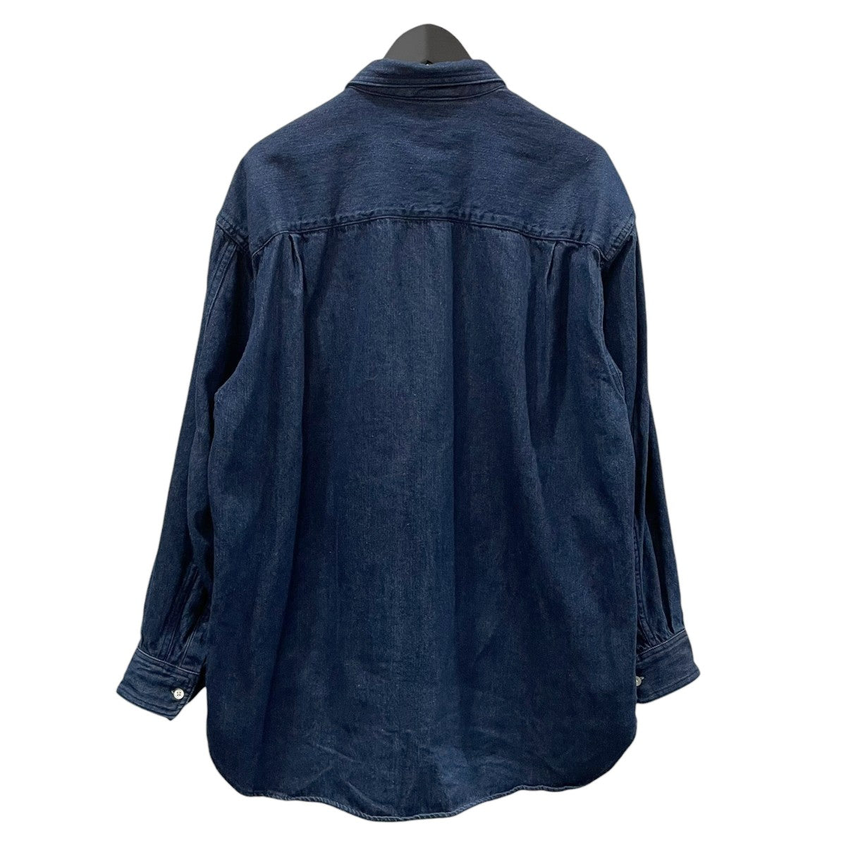 24SS デニムシャツ cotton linen denim big daily shirt コットンリネン デニムビッグデイリーシャツ 24050684000410