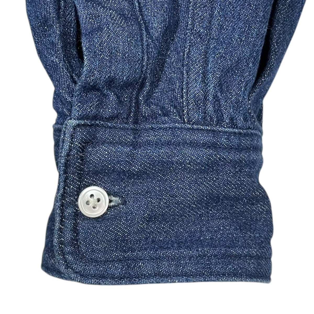24SS デニムシャツ cotton linen denim big daily shirt コットンリネン デニムビッグデイリーシャツ 24050684000410