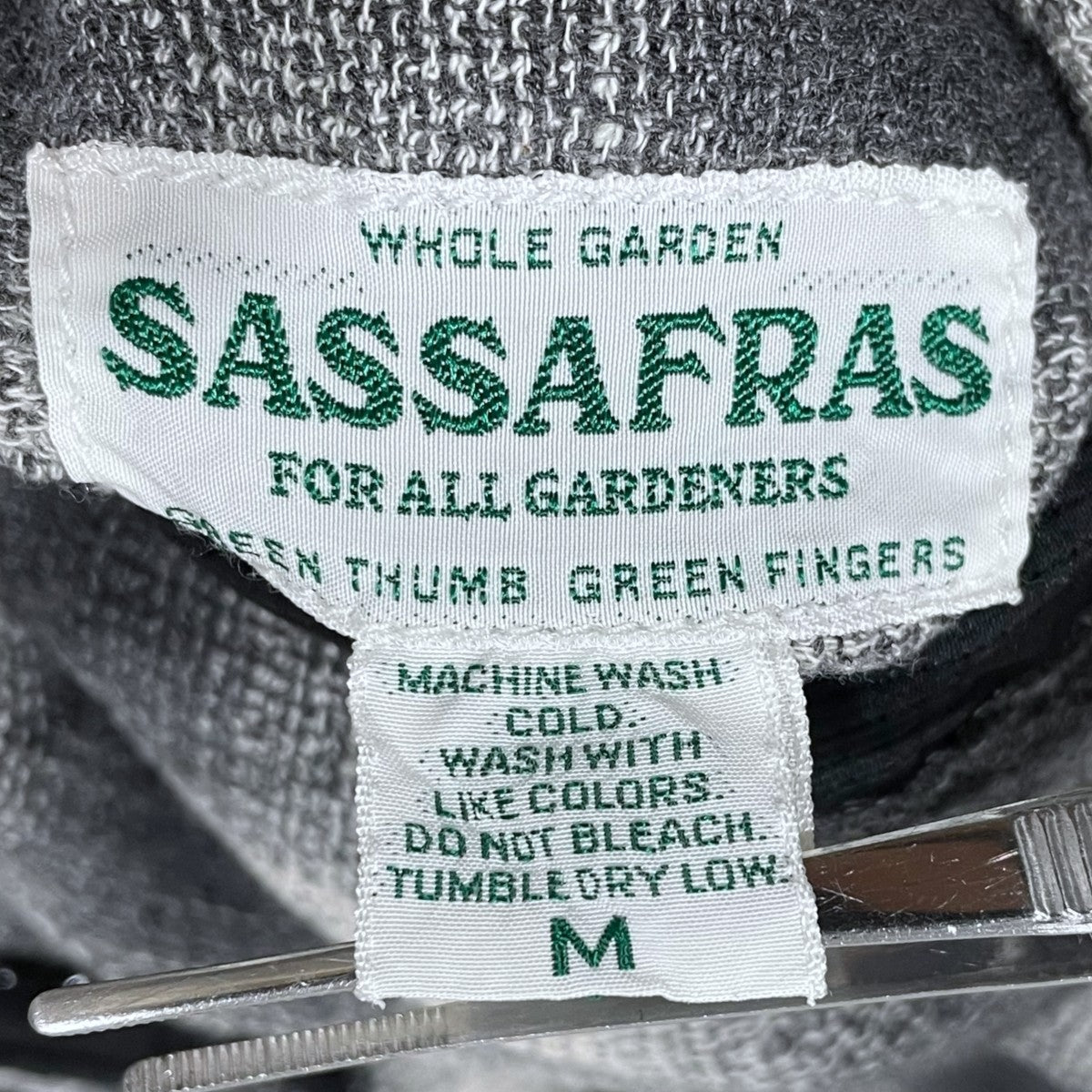 SASSAFRAS リバーシブルジャケット GREENTHUMB BUD BREAKER グリーンサムバドブレーカー SF-201604 古着・中古-7枚目のアイテム画像
