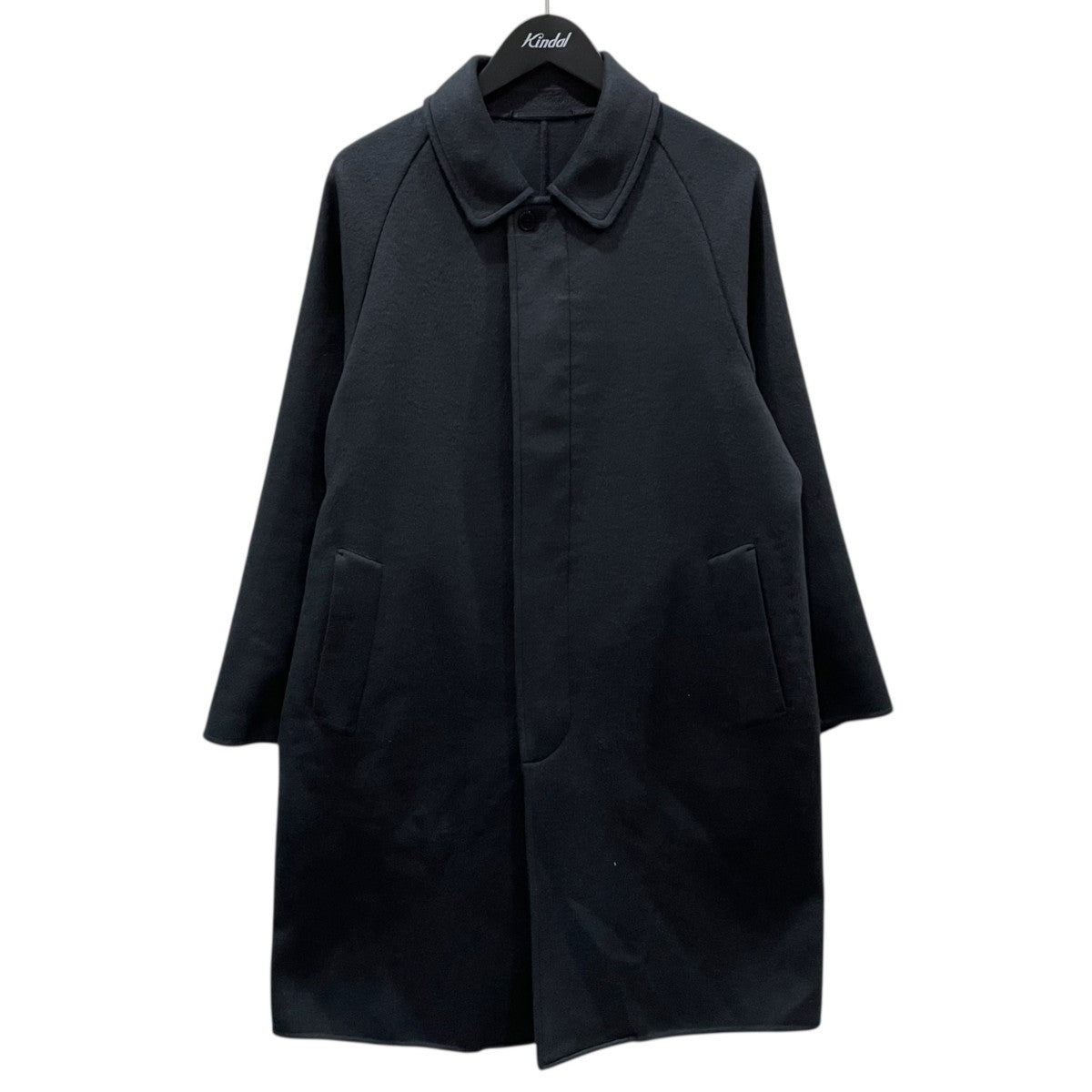 23AW ステンカラーコート メルトンバルカラーコート 1225-105-0044