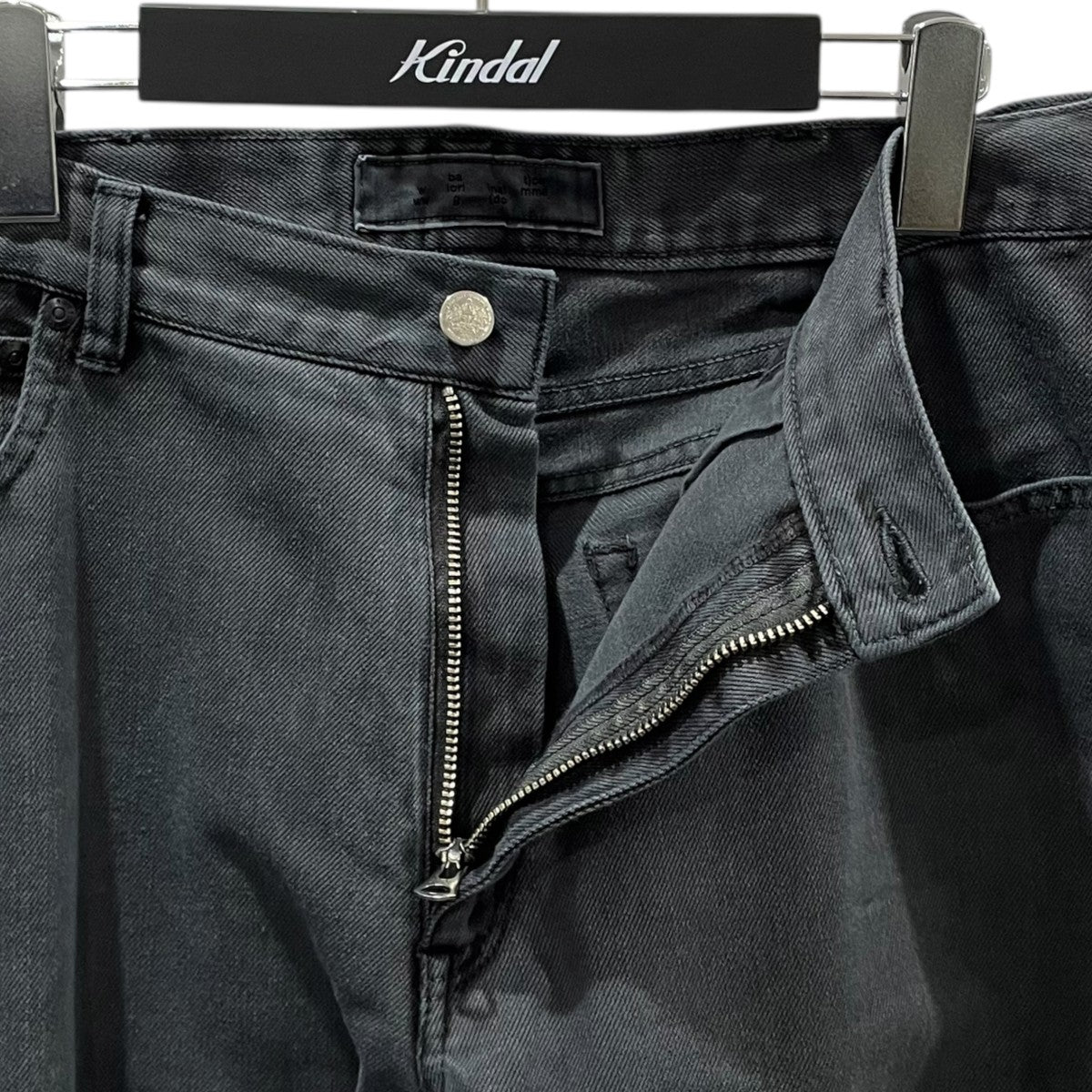 ウォッシュ加工デニムパンツ LOOSE FIT PIGMENT DYE 5P JEAN ルーズフィットピグメントダイ 5ポケットジーンズ