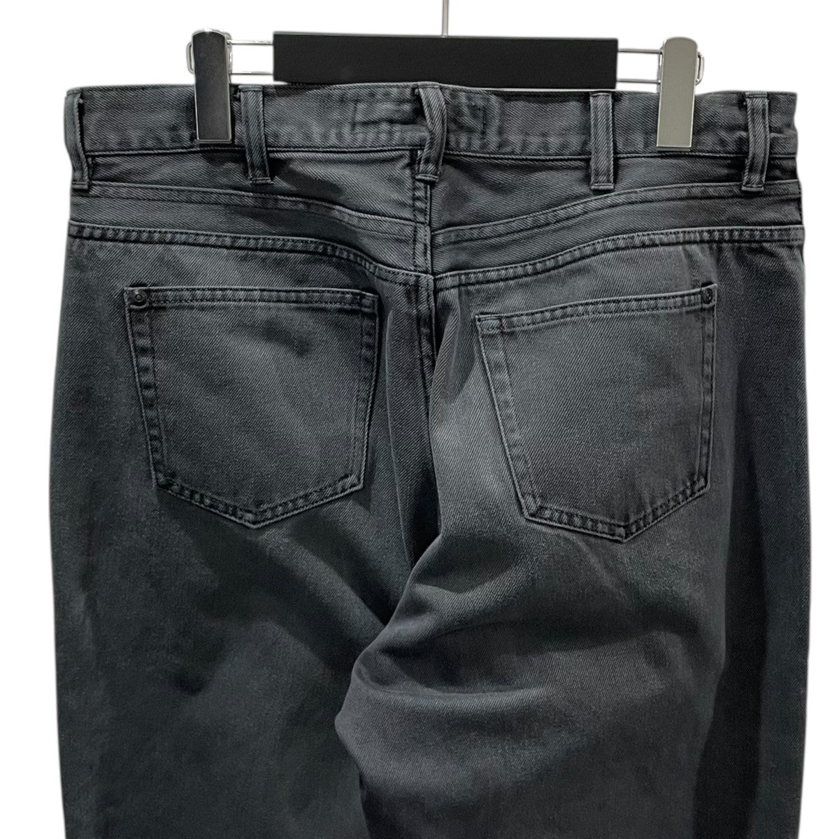 ウォッシュ加工デニムパンツ LOOSE FIT PIGMENT DYE 5P JEAN ルーズフィットピグメントダイ 5ポケットジーンズ