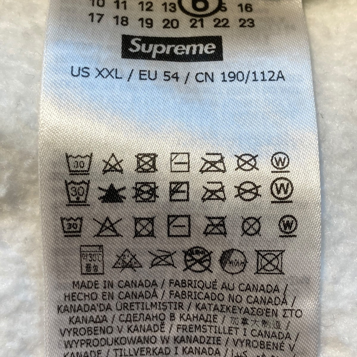 M6 Foil Box Logo Hooded Sweatshirtパーカー