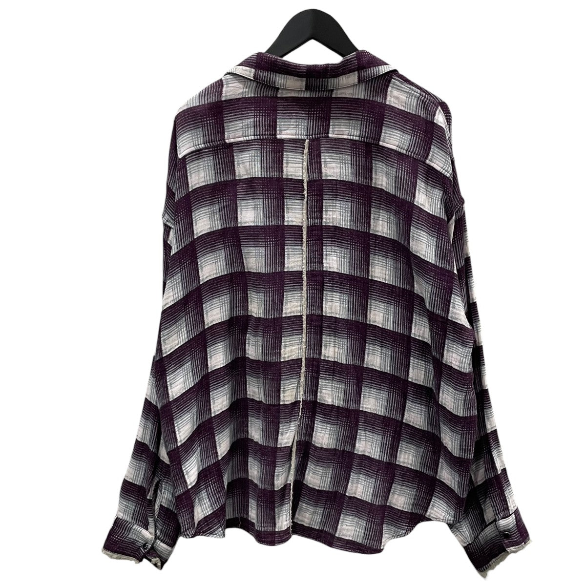 25SS チェック柄シャツ GAUZE CHECK LOOSE SHIRT ガーゼチェックルーズシャツ 25KO-SS12