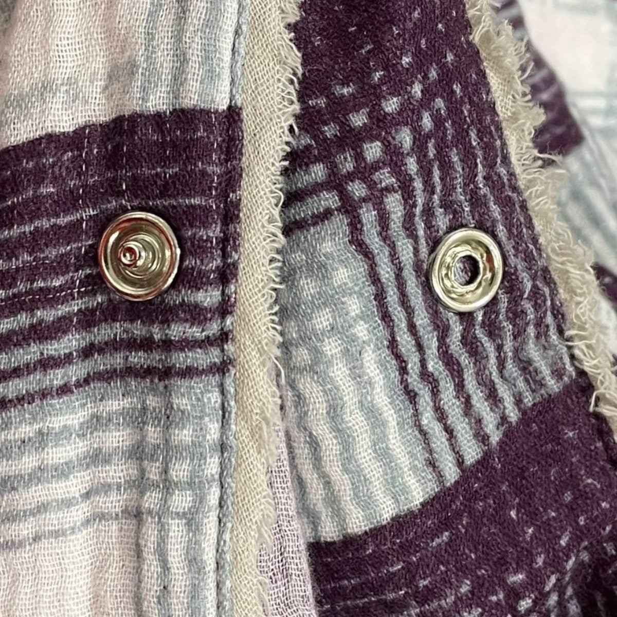 25SS チェック柄シャツ GAUZE CHECK LOOSE SHIRT ガーゼチェックルーズシャツ 25KO-SS12
