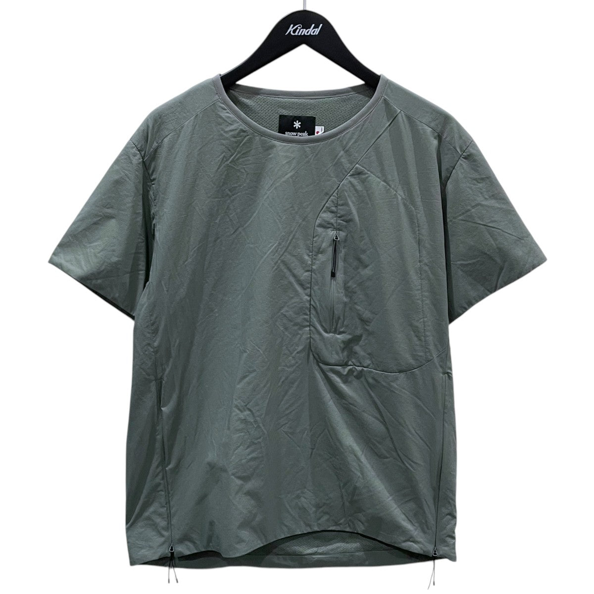 snow peak 18SS プルオーバー半袖シャツ 2L Octa Insulated Half Sleeve 2L オクタ インサレーション ハーフスリーブ SW-18SU002 古着・中古-1枚目のアイテム画像