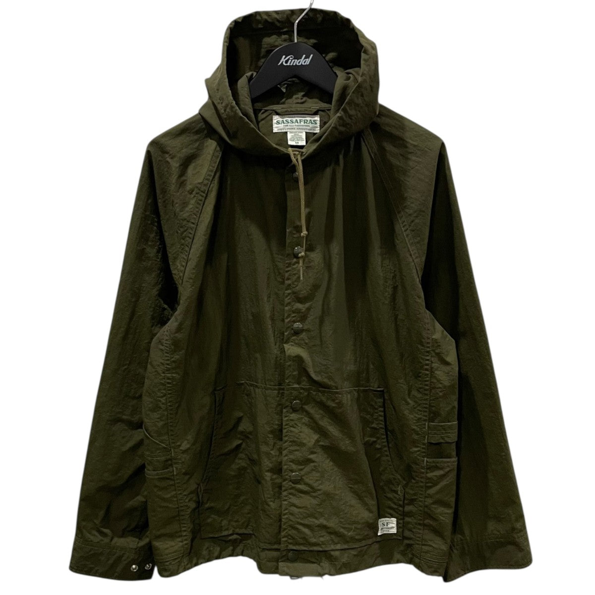 SASSAFRAS(ササフラス) フーデッドジャケット GARDENER BUD BREAKER