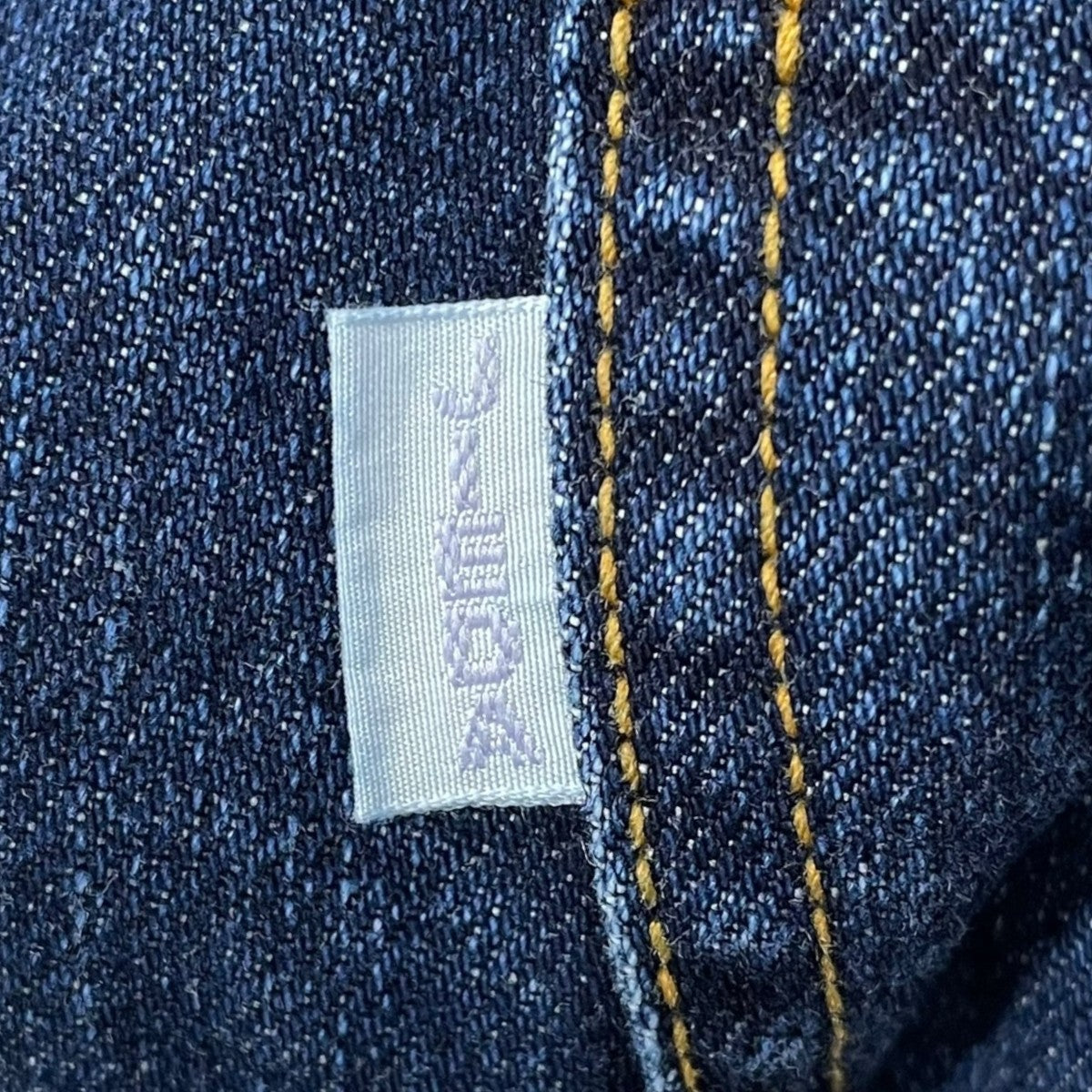 フロントフリンジ加工デニムパンツ USED LOOSE FIT JEANS ユーズドルーズフィットジーンズ Jie-STD-PT25