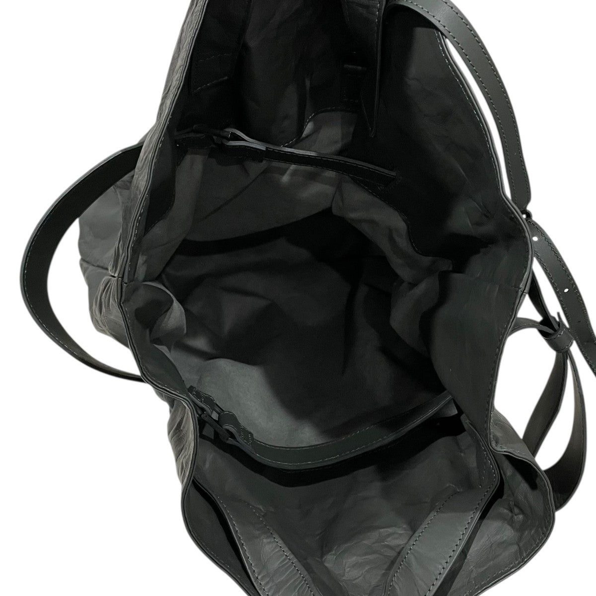 ドローストリング2WAYレザーバッグ ショルダーバッグ トートバッグ SHADOW シャドウ 38cm DUR-MA009