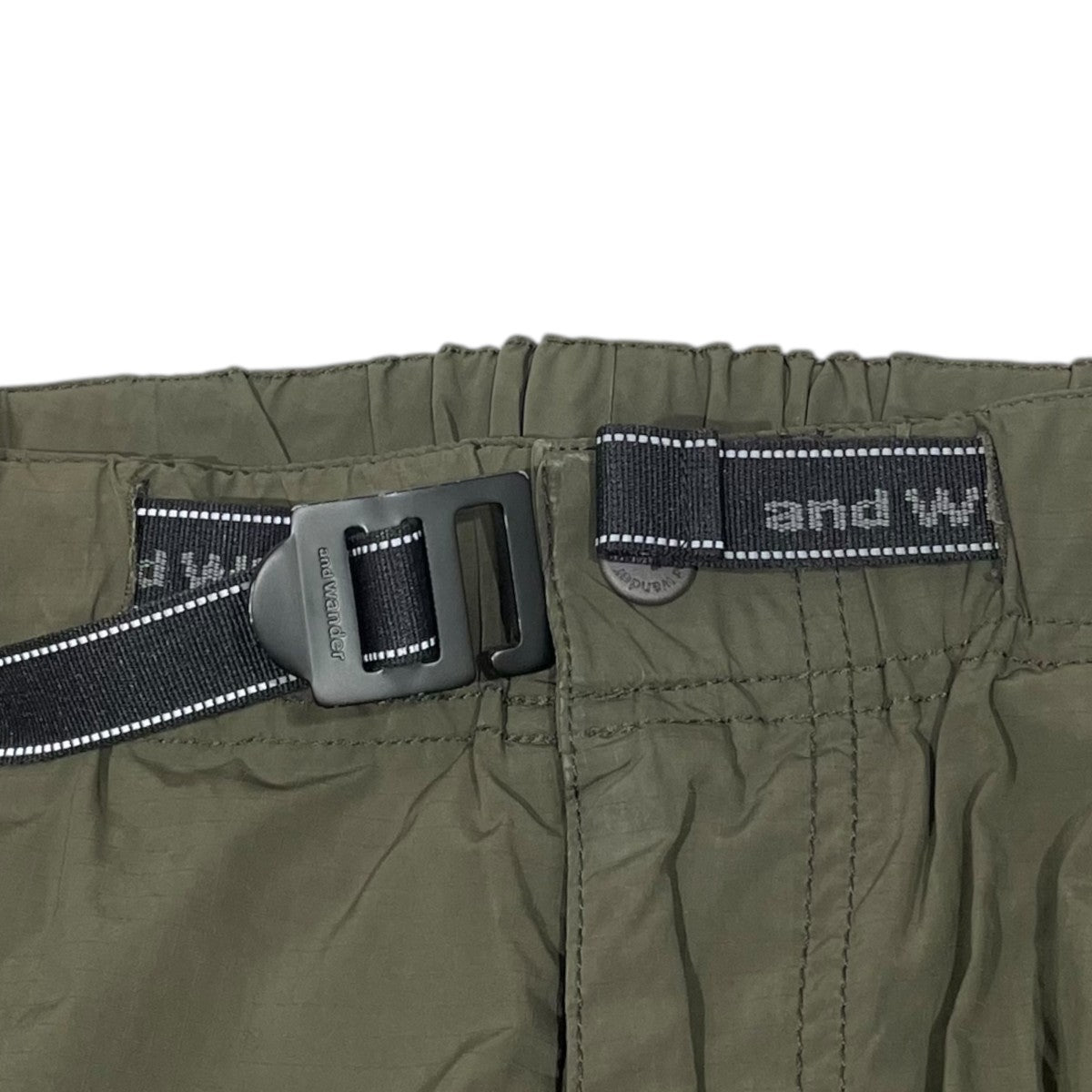 and wander(アンドワンダー) オーバーサイズ カーゴパンツ oversized