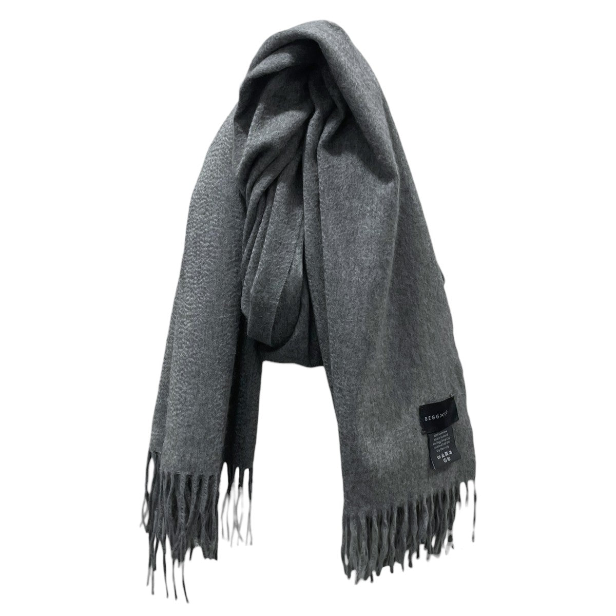 カシミヤマフラー Arran Plain Solid Stole アラン プレーンソリッドストール  WBK73X183PLN