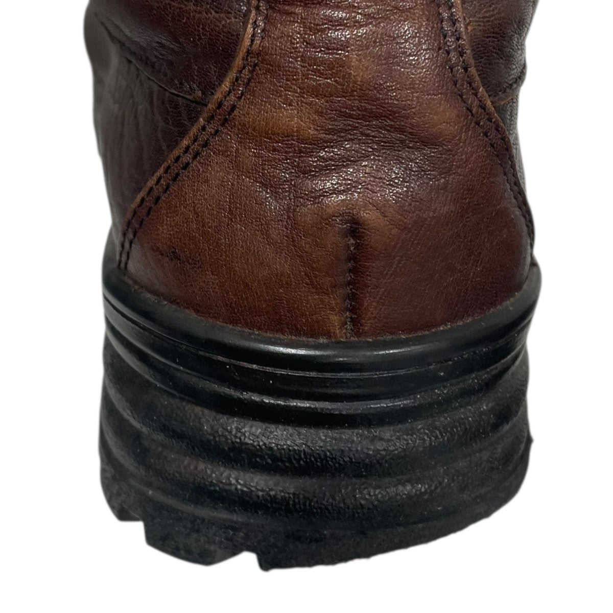 【MEPHISTO】レザーミドルブーツ 25cm ブラウン×ブラック メフィスト MEPHISTO(メフィスト) レザーシューズ ブラウン サイズ 7 1/2｜【公式