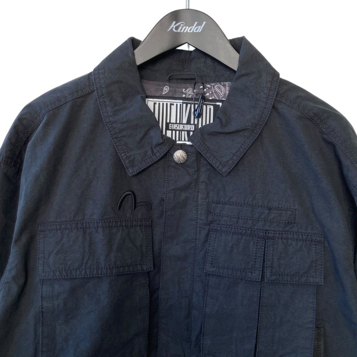 25AWEVISUKURO刺繍　バイオウォッシュリラックスフィット ジャケット2EAGNM5JK5001RXCT