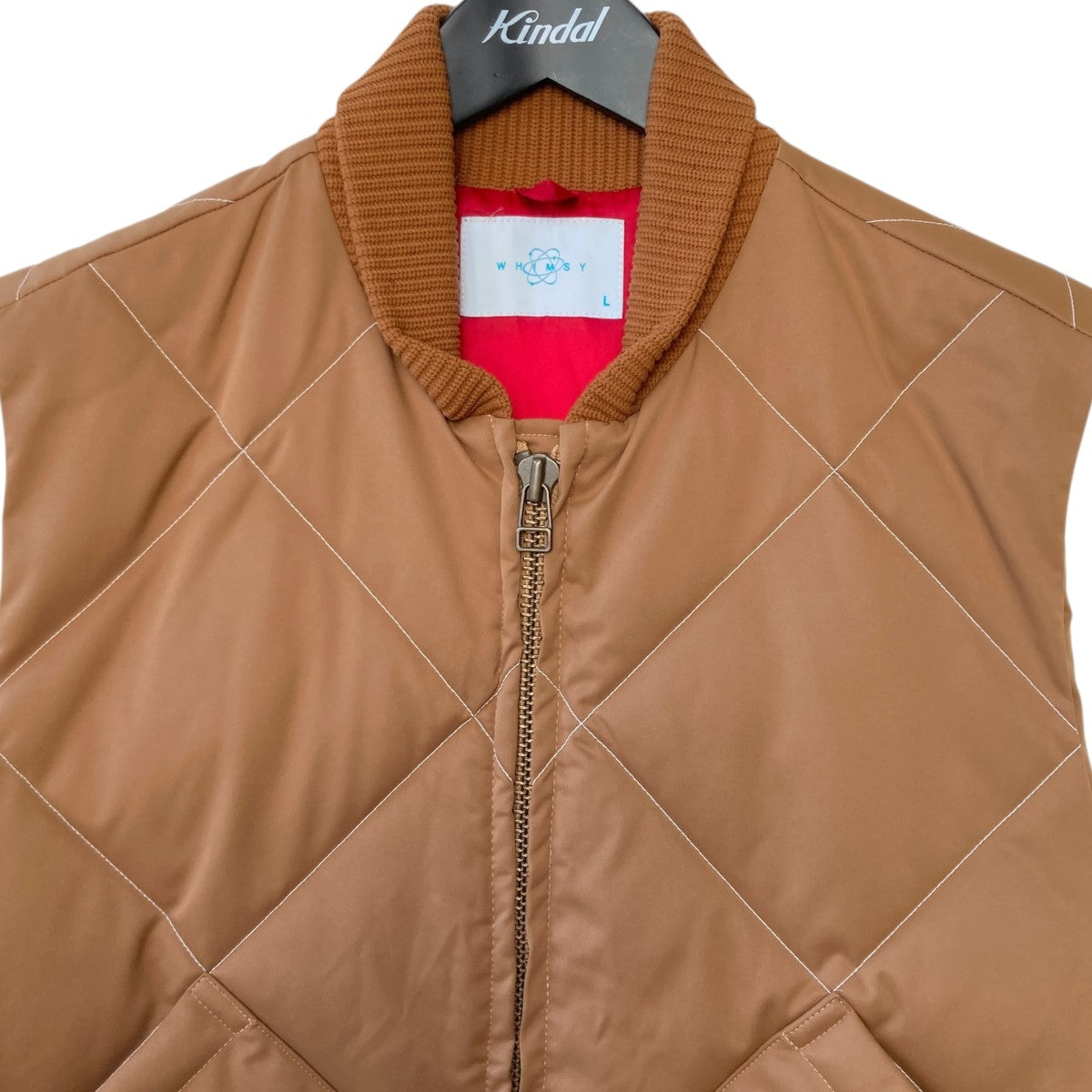 キルティングダウンベストWMS-22AW-003