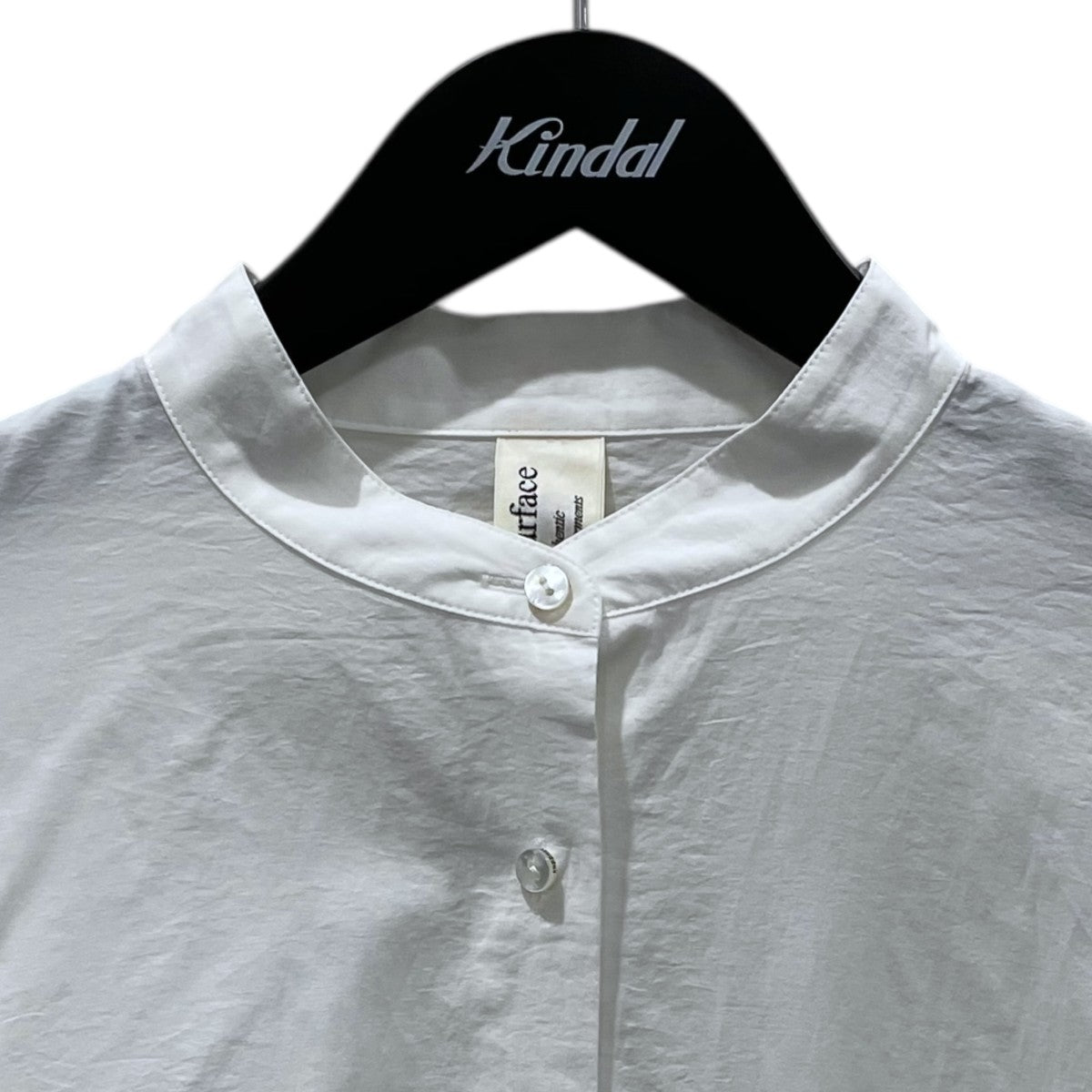 21SS バンドカラーチュニック 64-11-0866-990