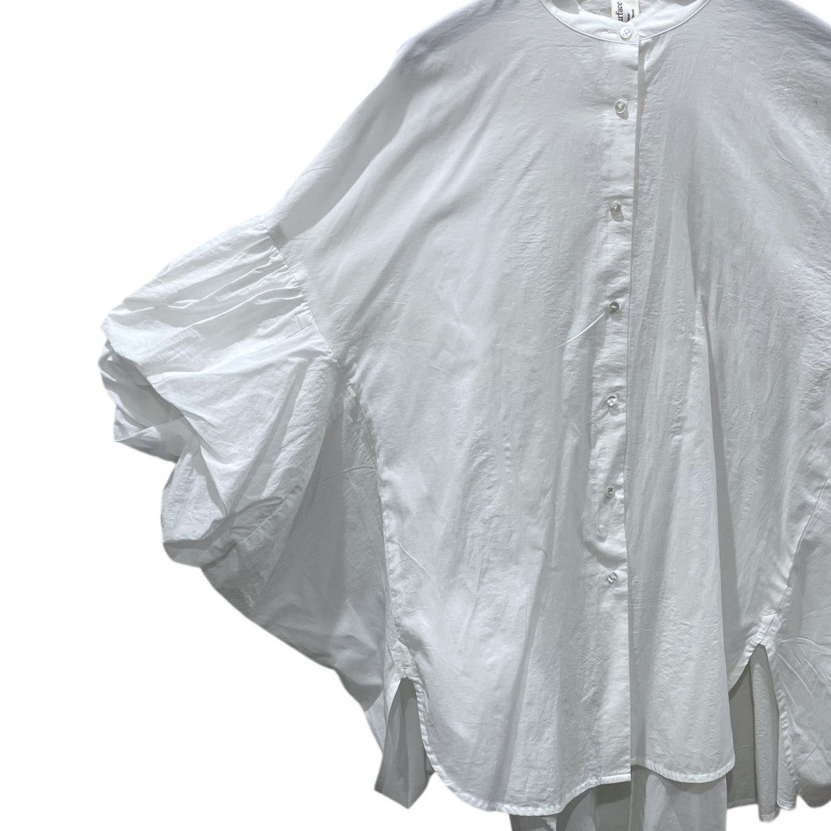 21SS バンドカラーチュニック 64-11-0866-990