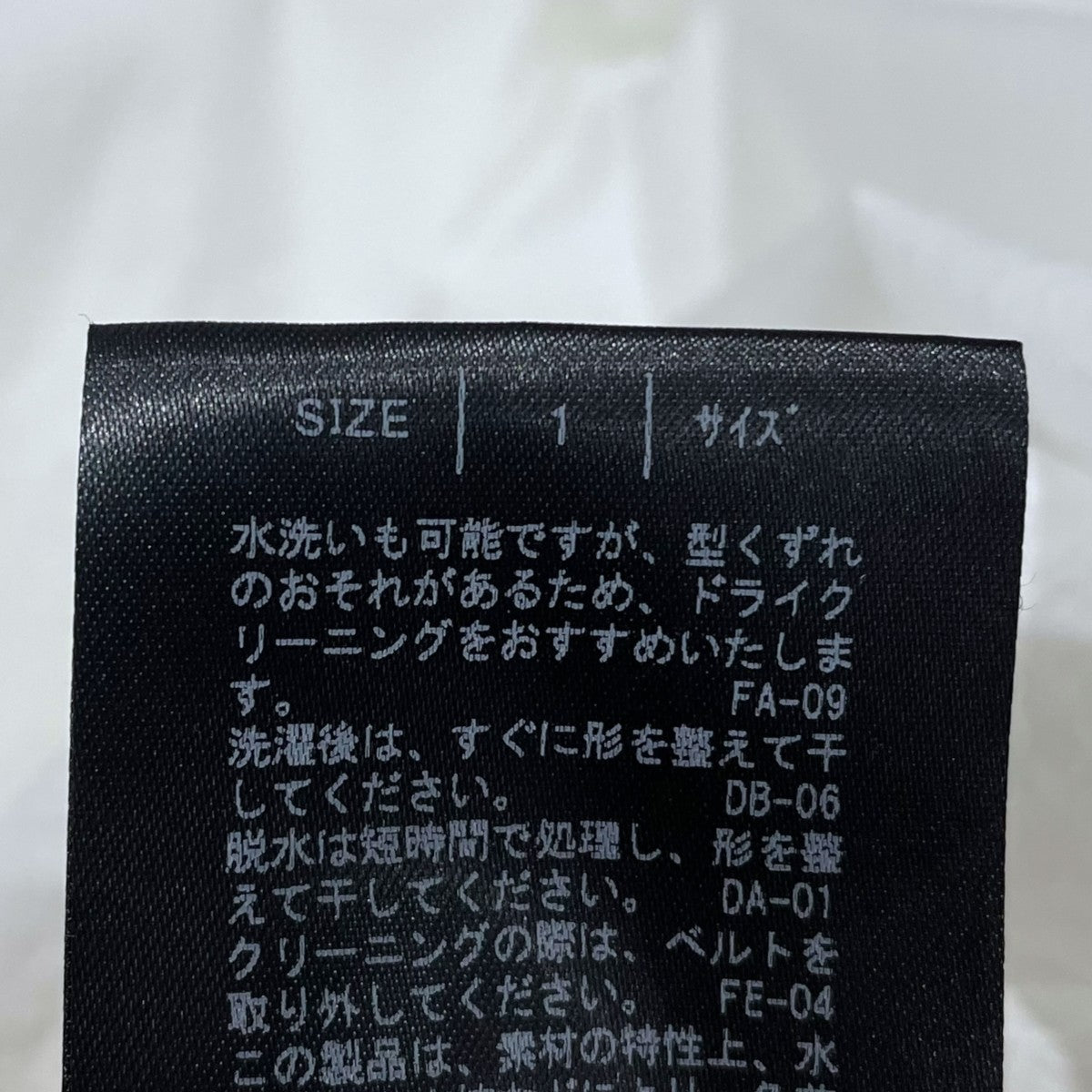 21SS バンドカラーチュニック 64-11-0866-990