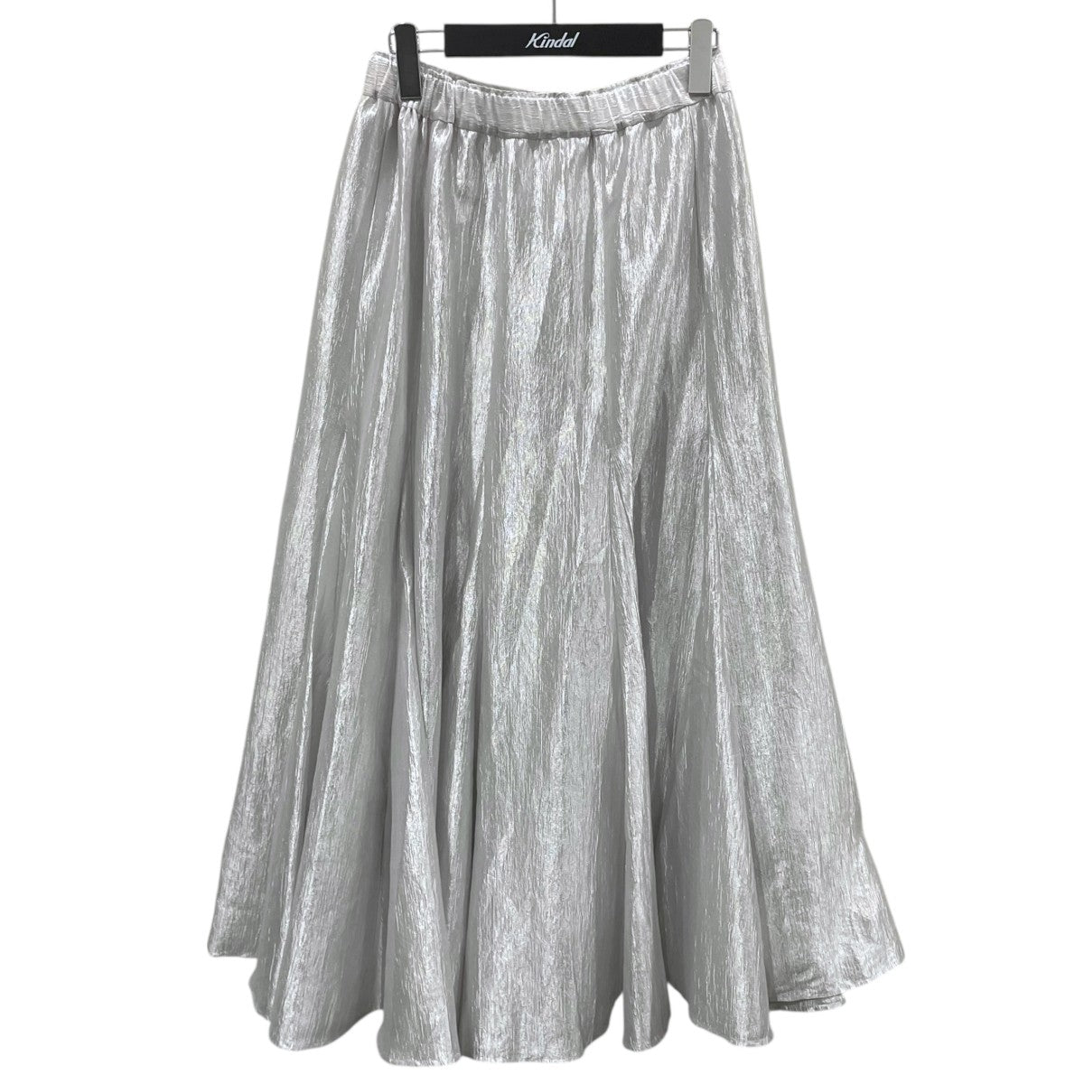 21SSサテンバイアスフレアスカートスカートB1041AFS033