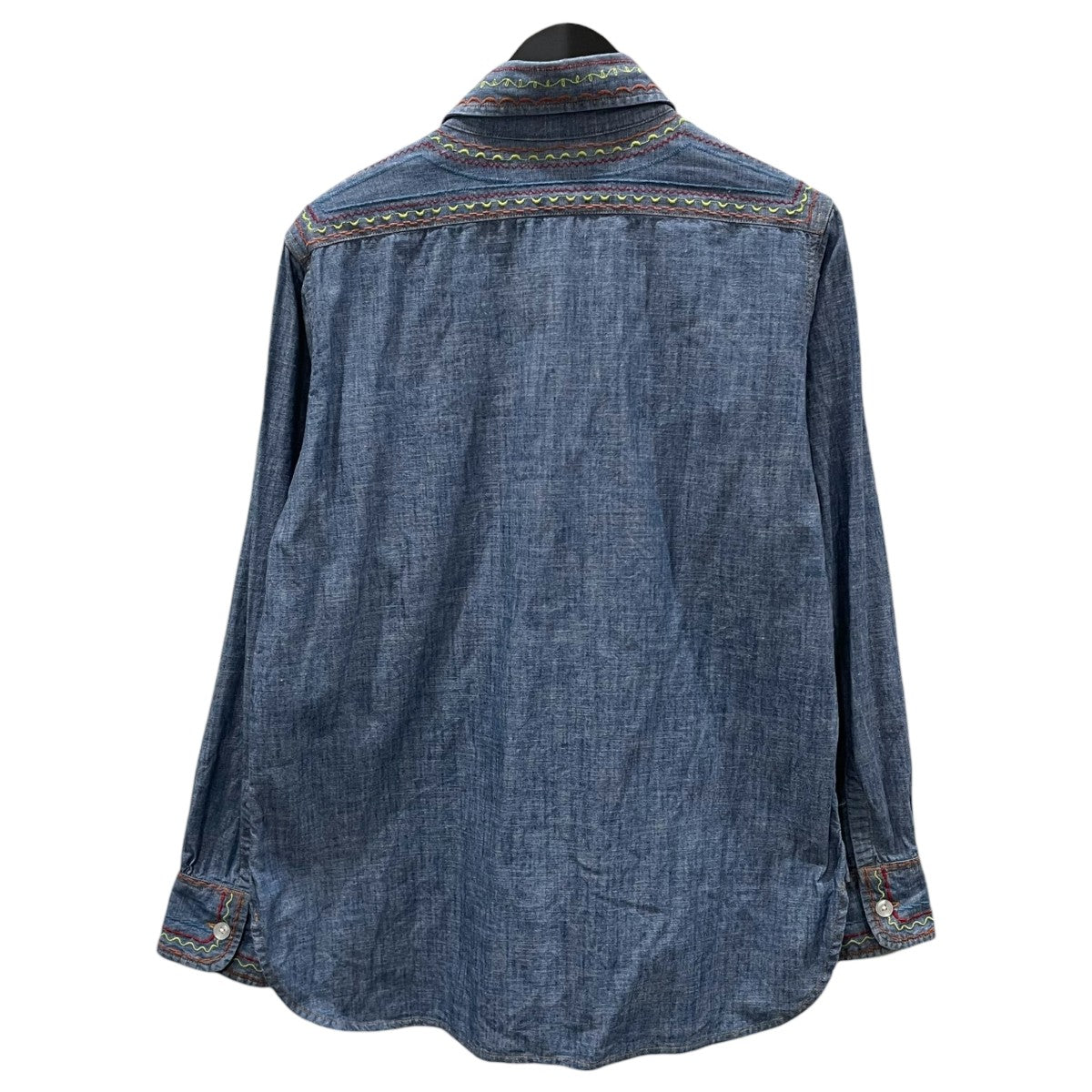 24SS 刺繍シャンブレーワークシャツ Work Shirt - Cotton Chambray ／ India Emb． OT211